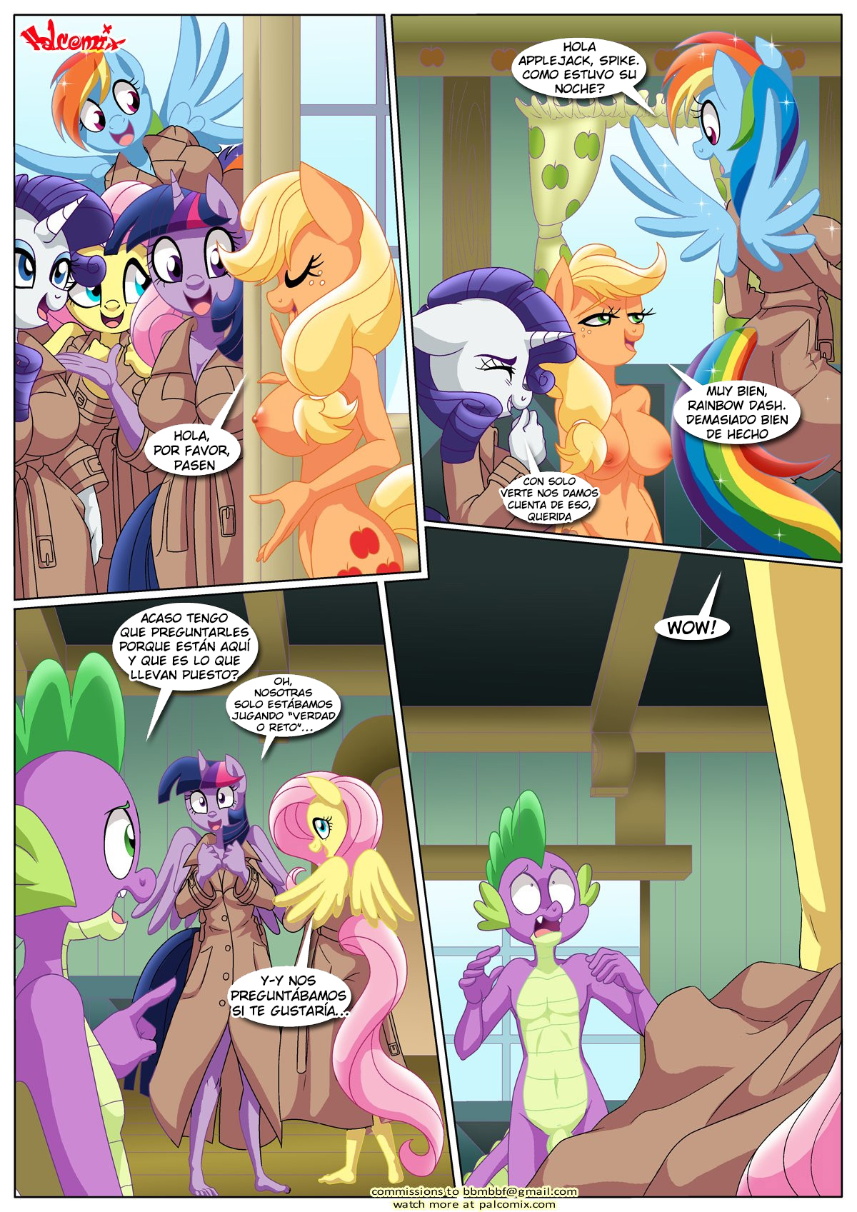 [Palcomix] La Casa De Juegos De Pinkie (My Little Pony Friendship Is Magic)