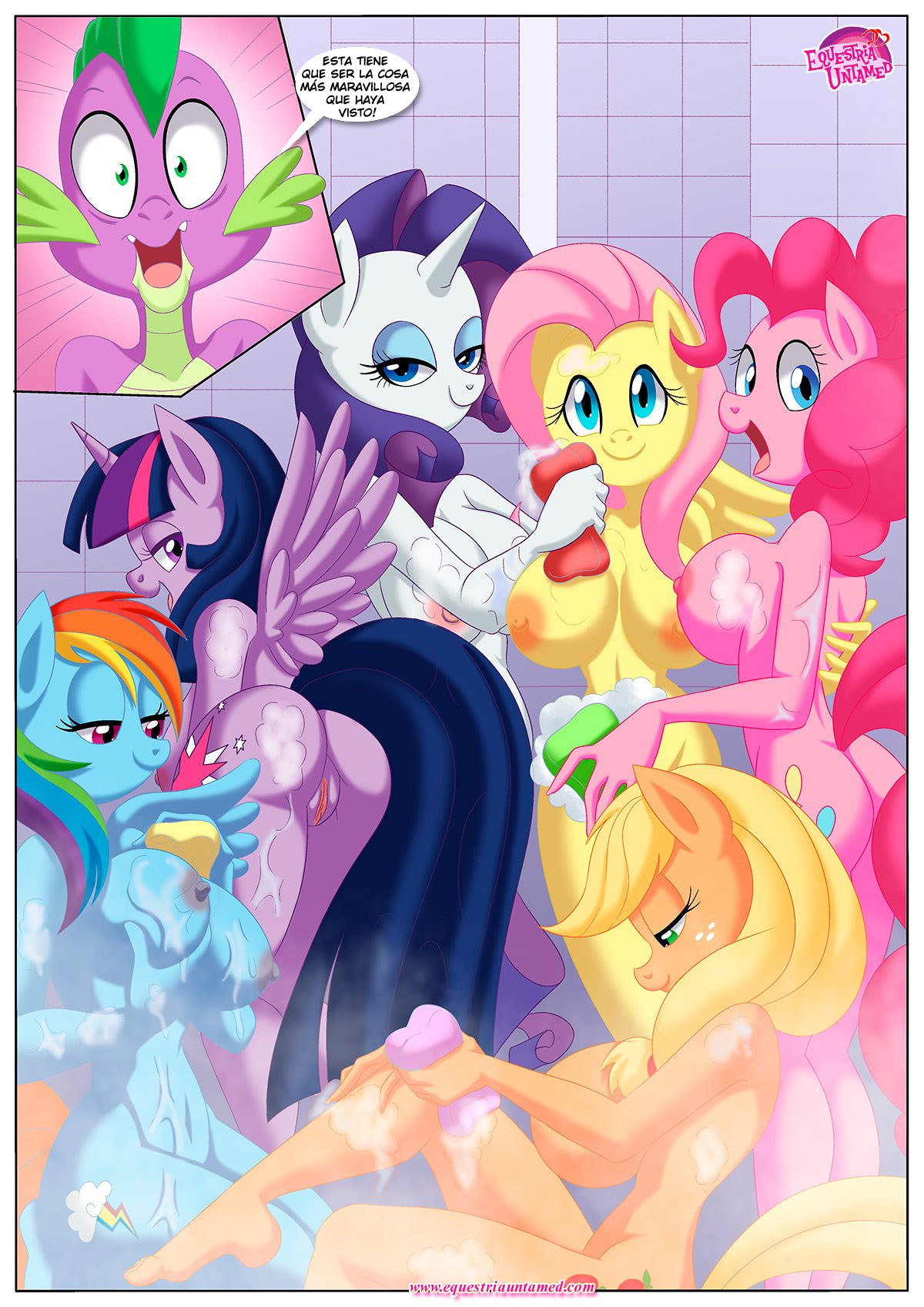 [Palcomix] La Casa De Juegos De Pinkie (My Little Pony Friendship Is Magic)