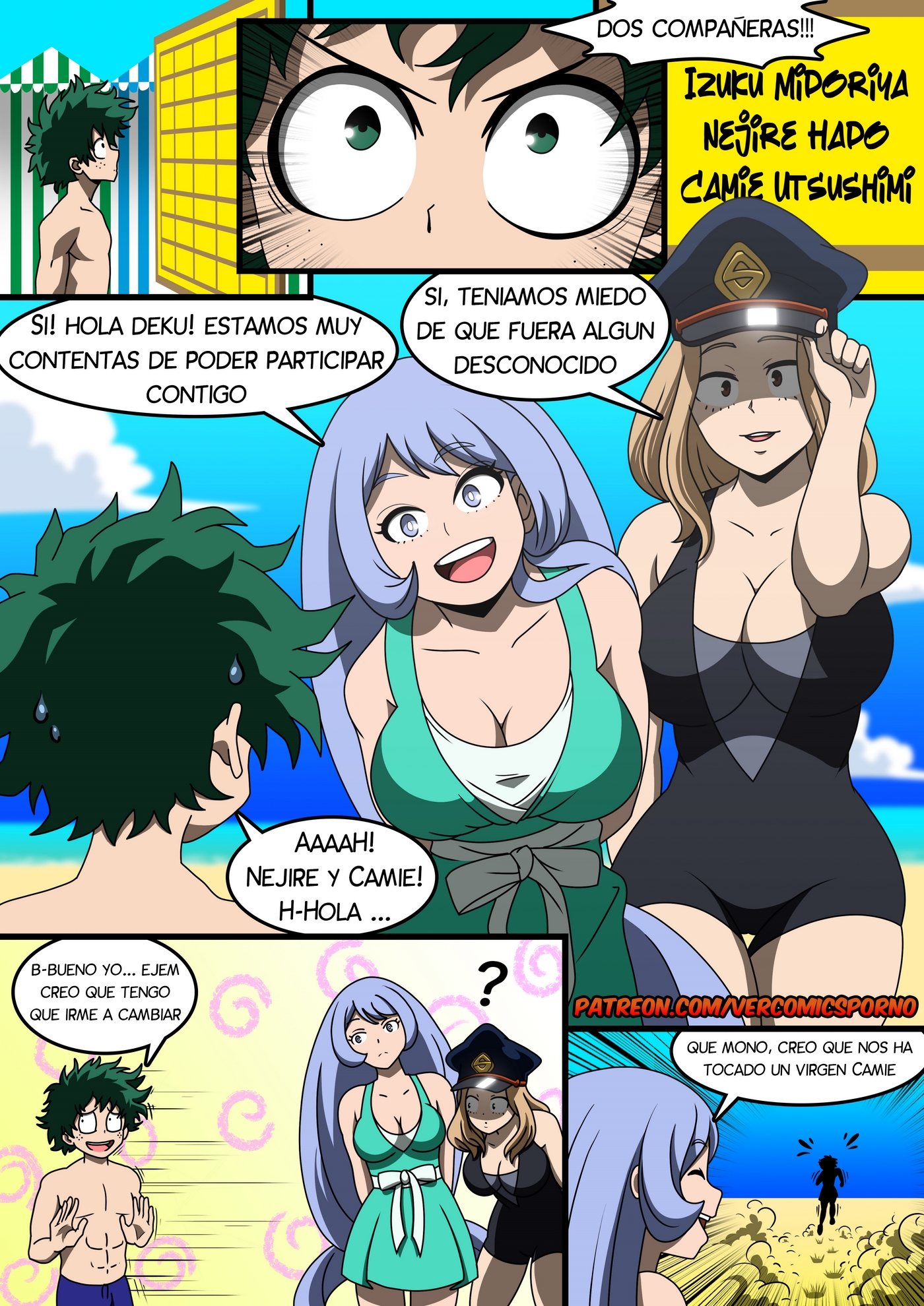 [Español] My Hentai Academia Summer School (Boku no hero)