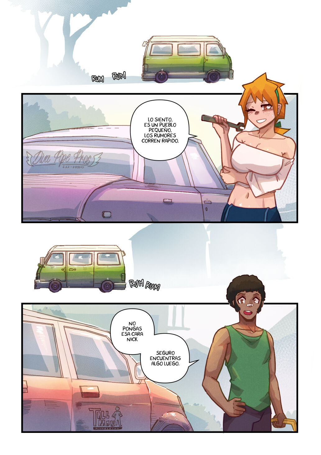 [Mr.E] Cherry Road – Lonely Trail 02 Manos en el camino (Comic Porn)