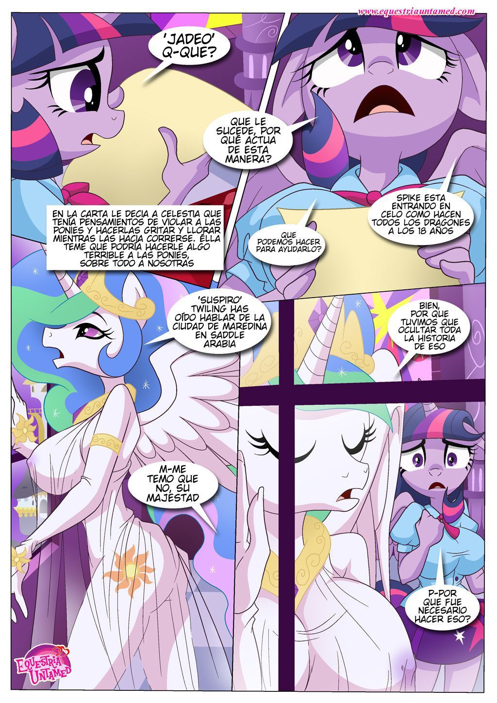 [Palcomix] El Poderoso Celo Del Dragón (My Little Pony Friendship Is Magic)