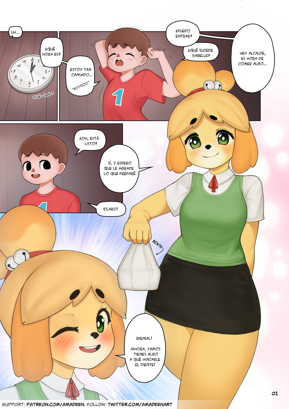 [Amadeen] Isabelle's Lunch Incident (Animal Crossing)