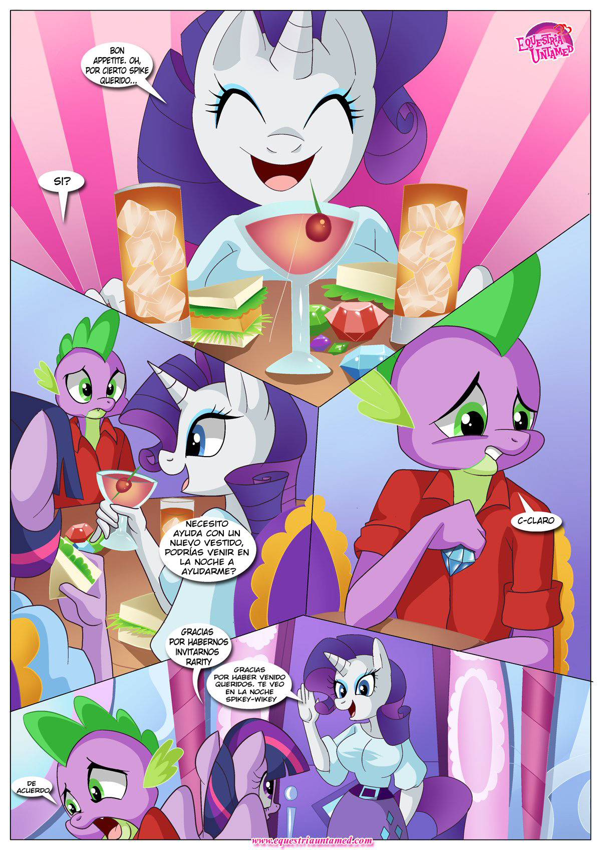 [Palcomix] Como Disciplinar A Tu Dragón (My Little Pony Friendship Is Magic)