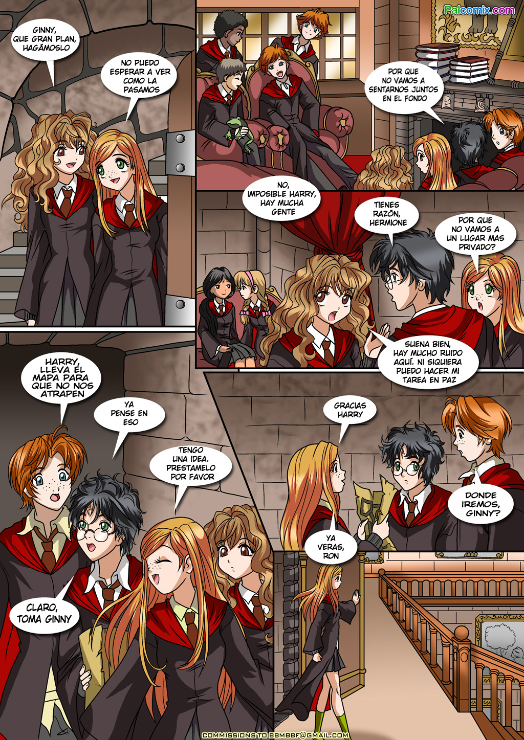 [Palcomix] Sorpresa Dentro De La Sala De Menesteres (Harry Potter)