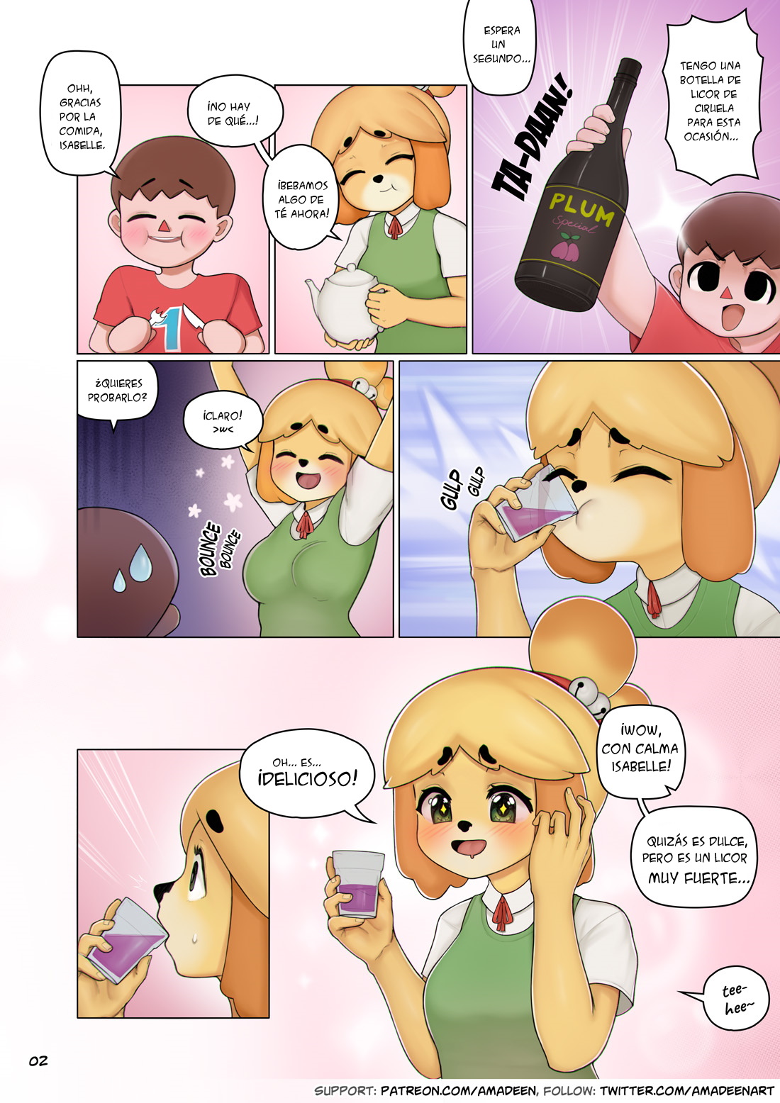 [Amadeen] Isabelle's Lunch Incident (Animal Crossing)