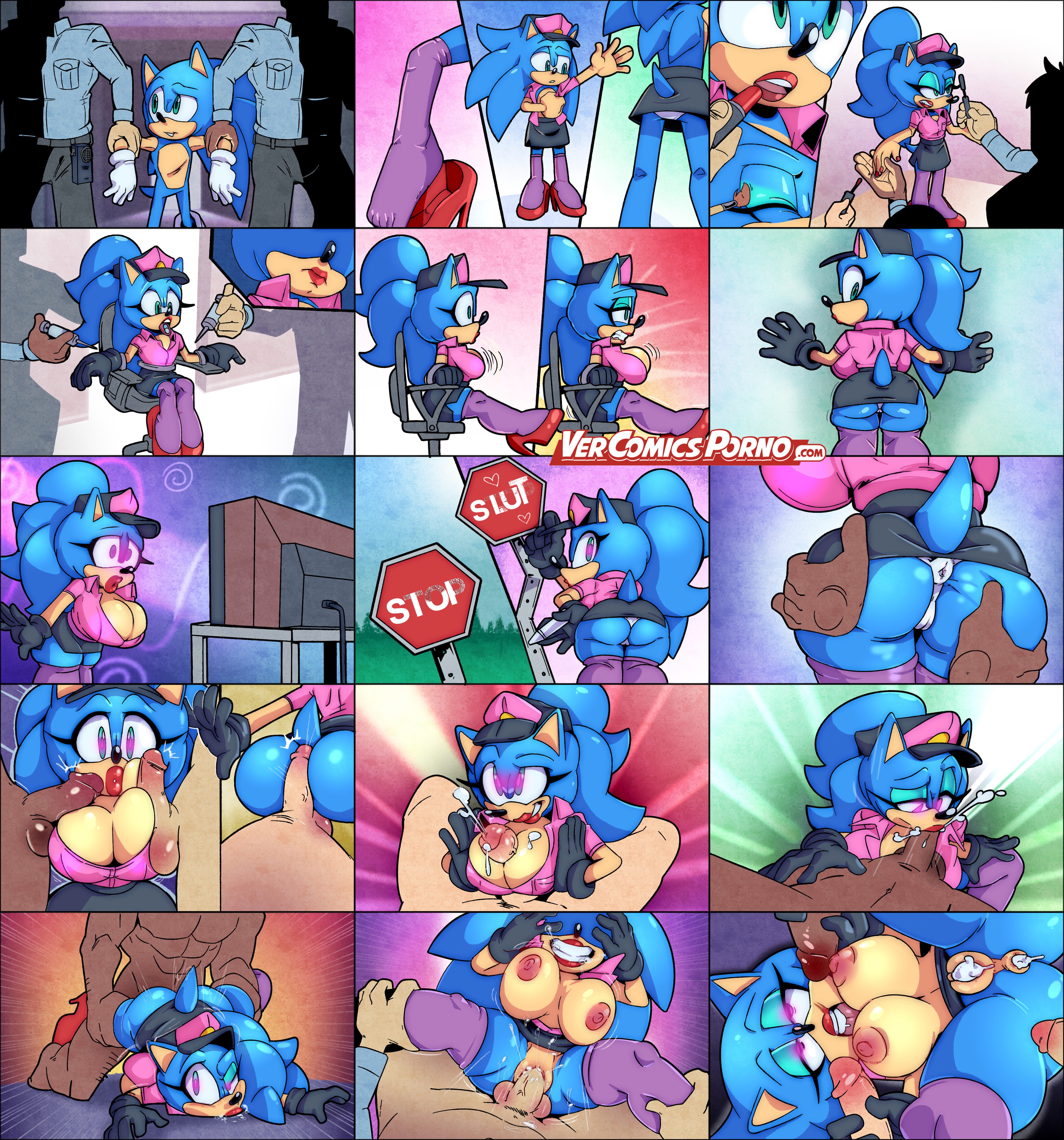 [Miss Phase] Sonic The Whore Cop (Sonic)