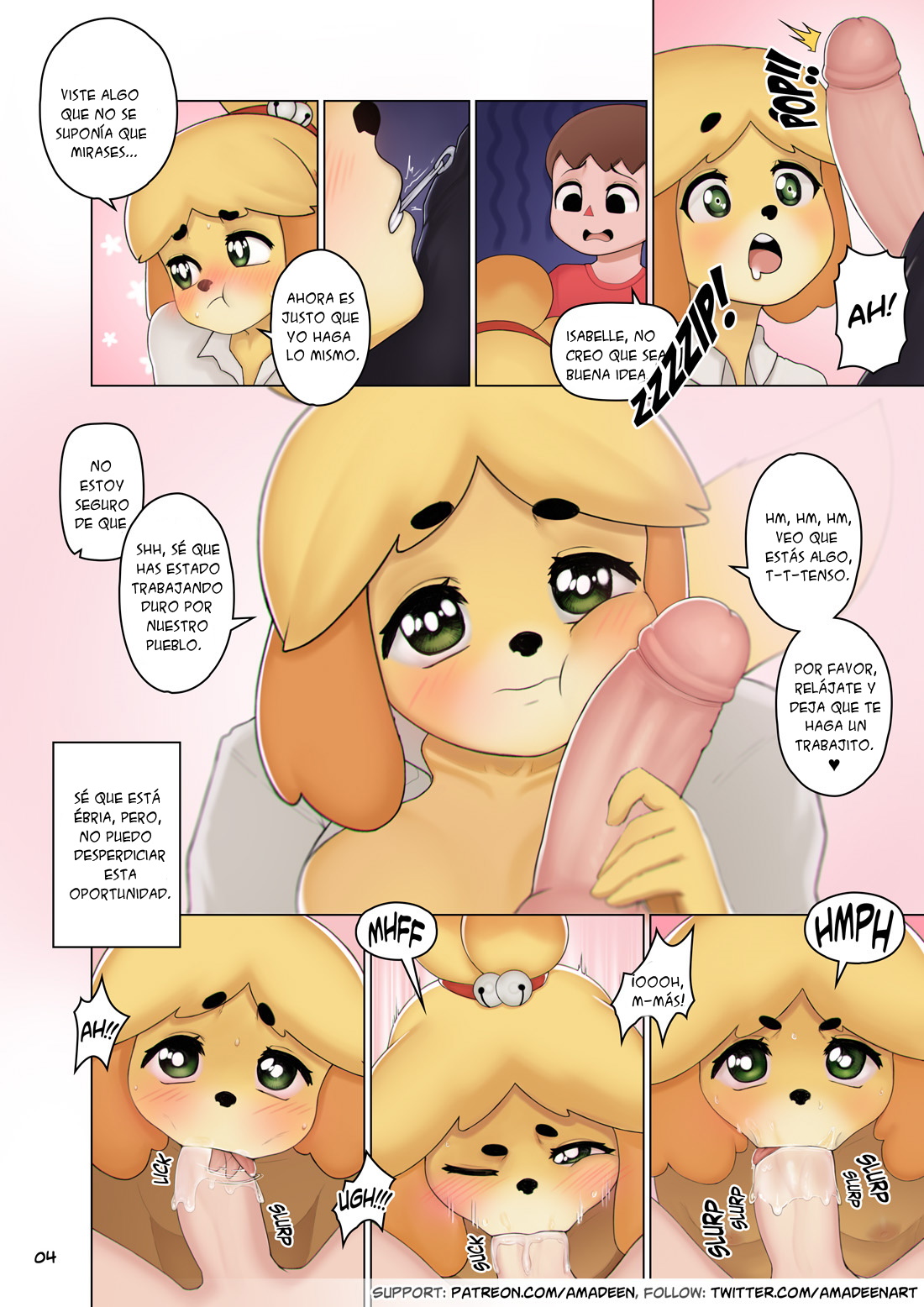 [Amadeen] Isabelle's Lunch Incident (Animal Crossing)