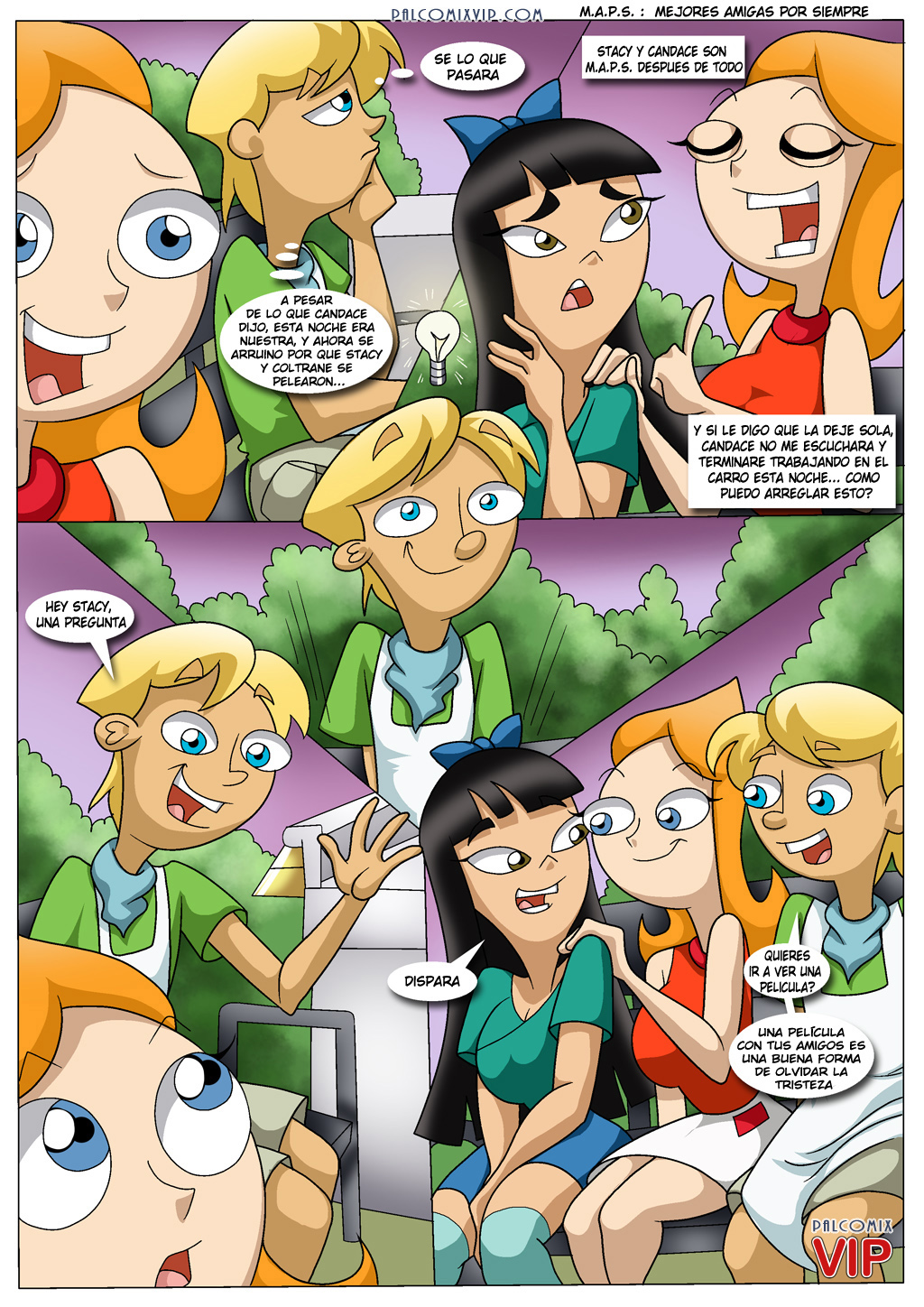 [Palcomix] Ayudando A Una Amiga (Phineas and Ferb)