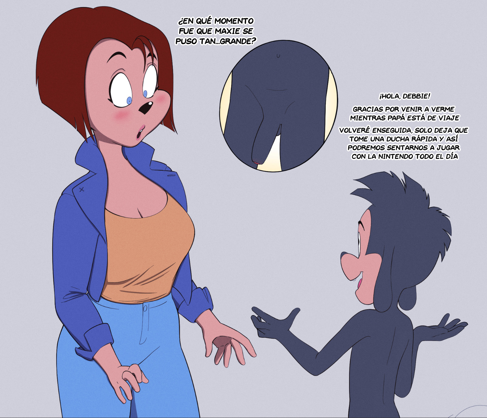 [Drockdraws] Debbie & Max (Goof Troop)