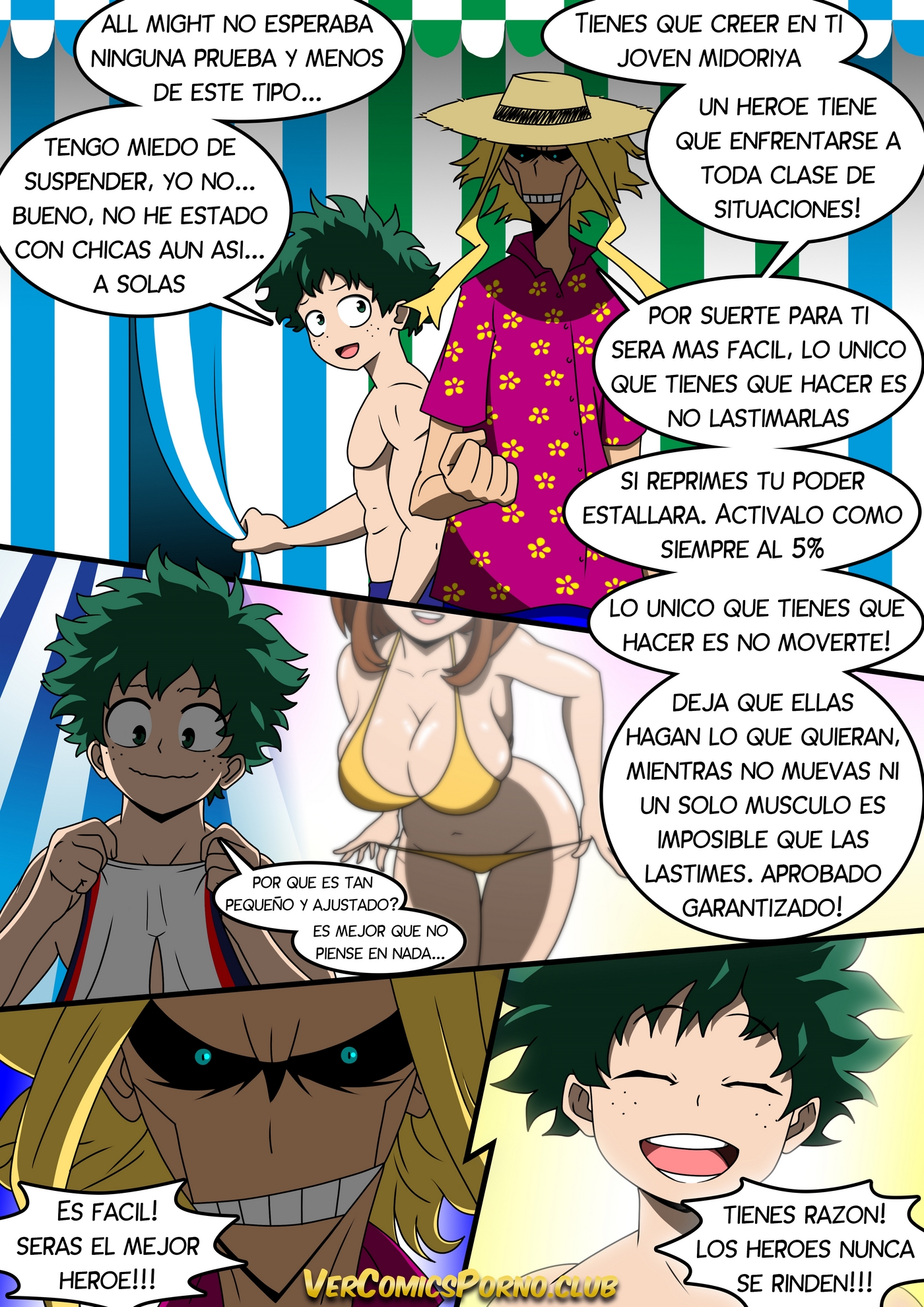 [Español] My Hentai Academia Summer School (Boku no hero)