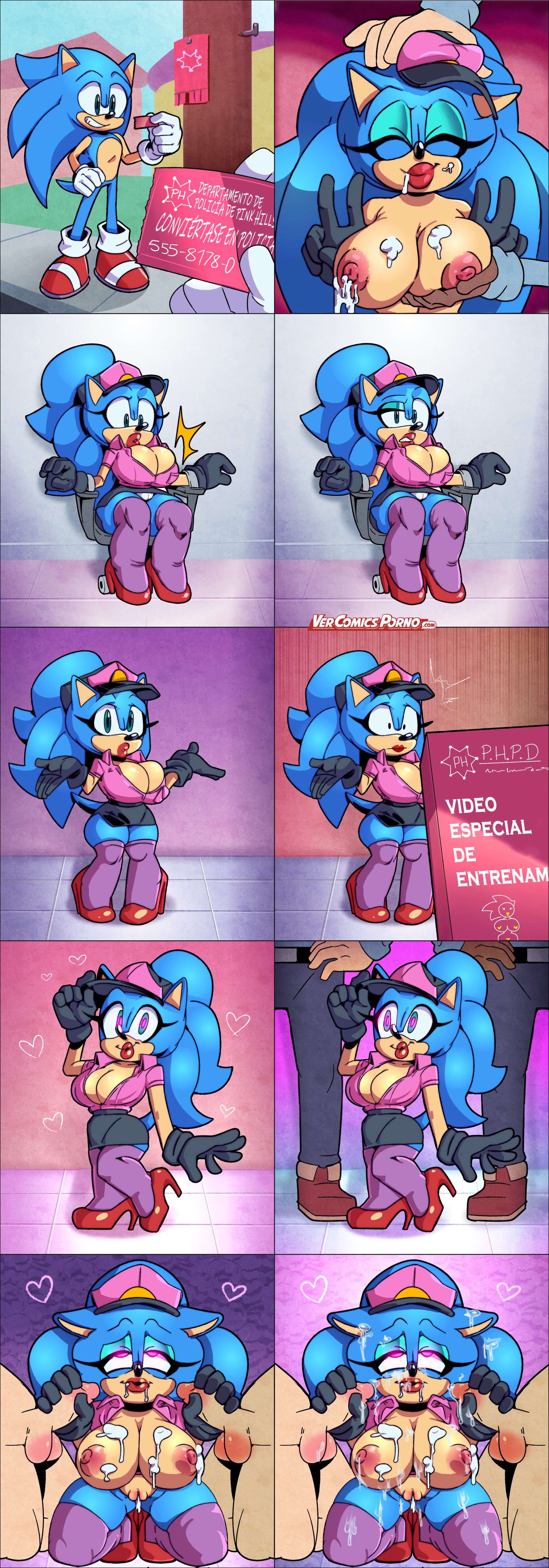 [Miss Phase] Sonic The Whore Cop (Sonic)