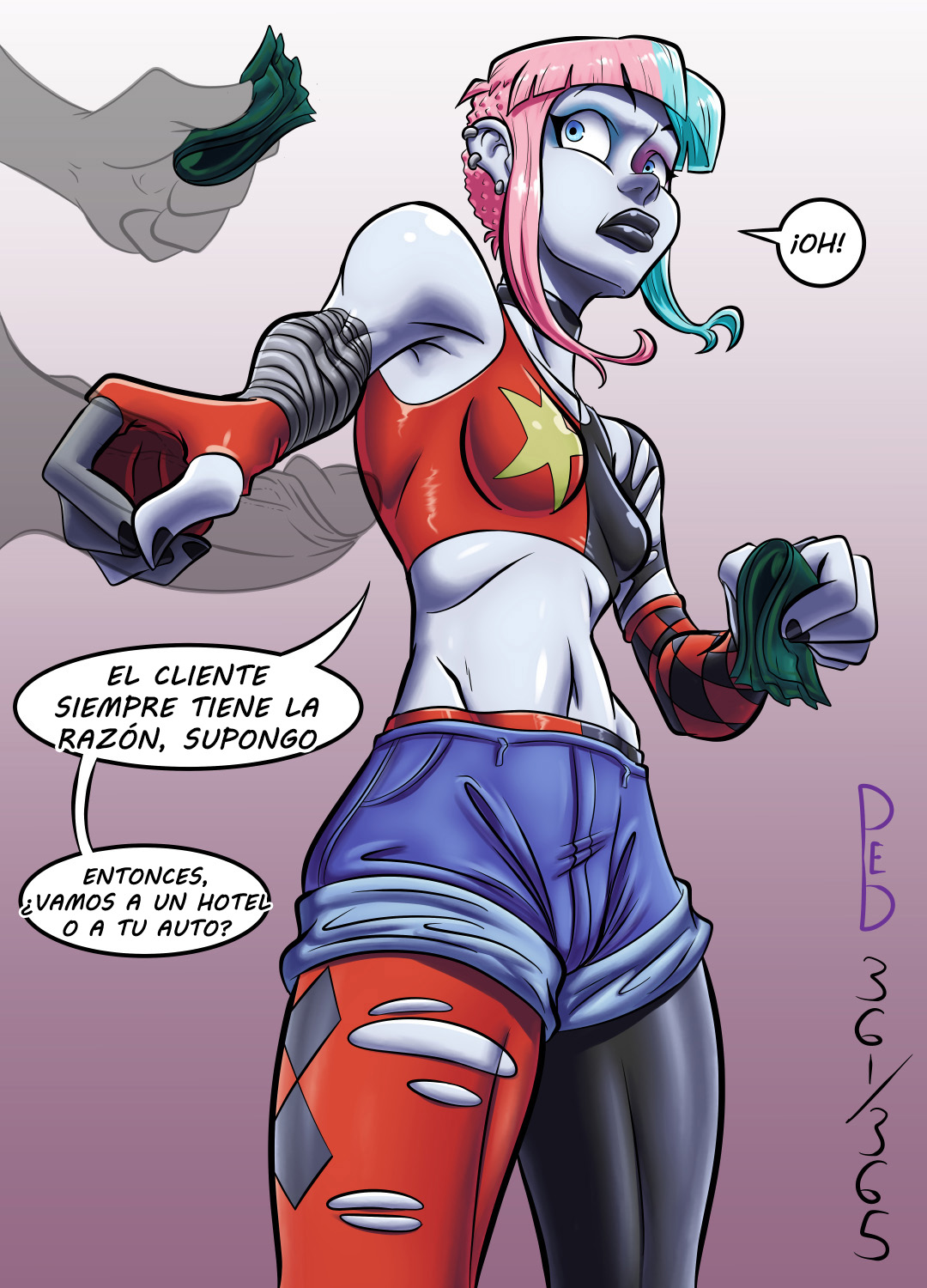 [PurpleEyeBags] El Año de Harley Quinn (Batman)