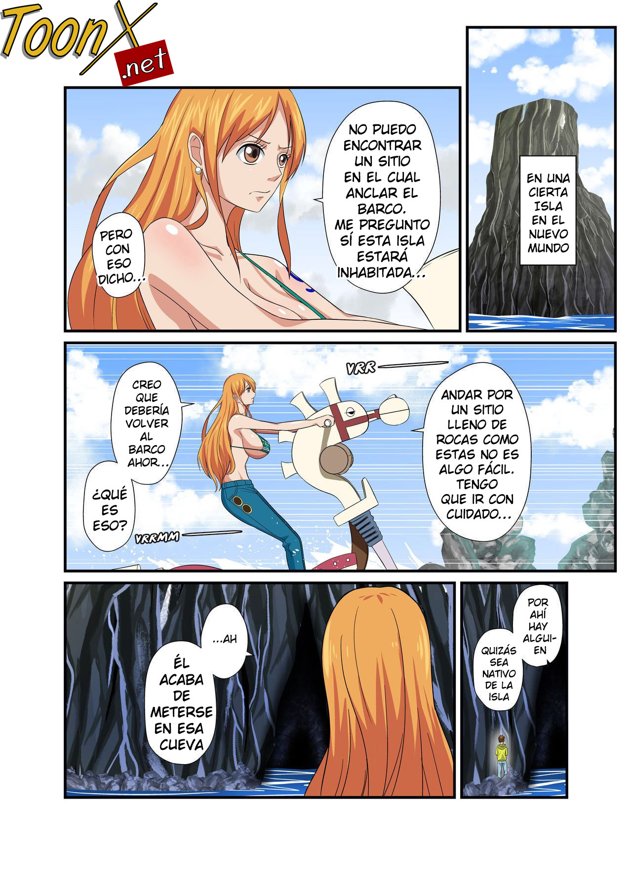 [Q Doujin] In Front of the Cat Burglar Statue (One Piece)