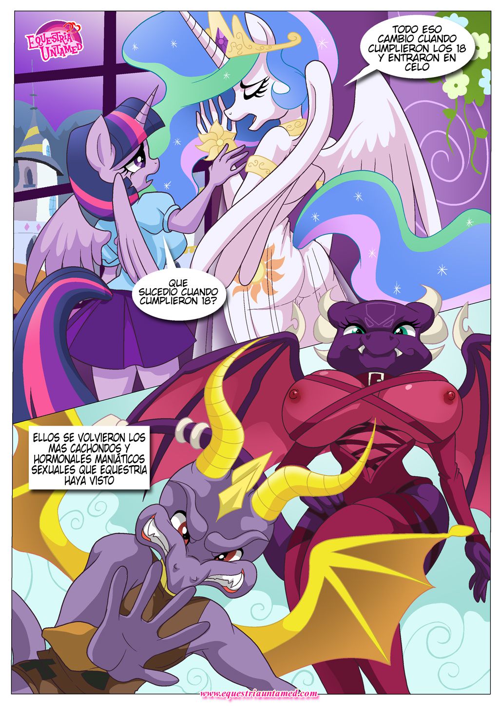 [Palcomix] El Poderoso Celo Del Dragón (My Little Pony Friendship Is Magic)