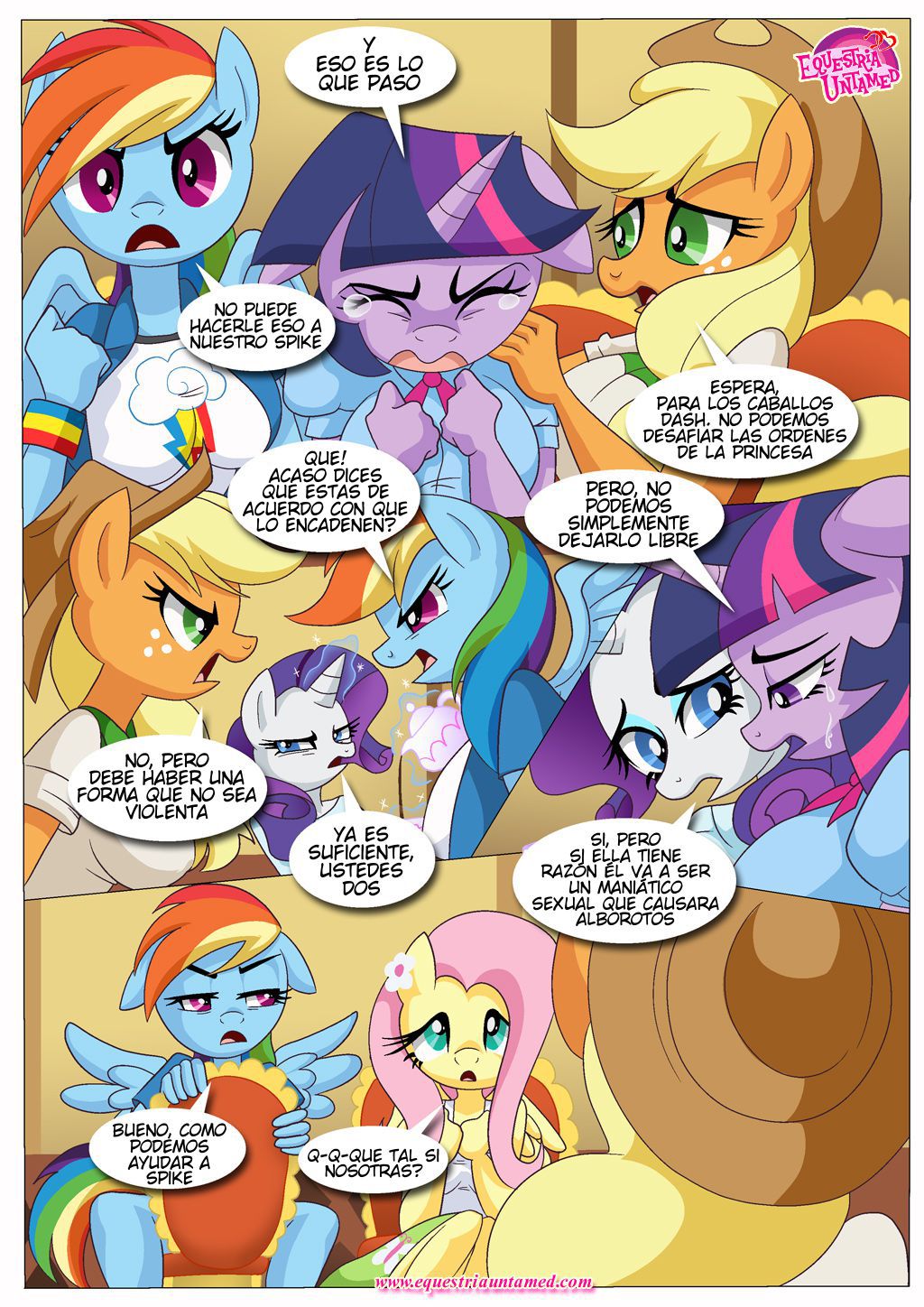 [Palcomix] El Poderoso Celo Del Dragón (My Little Pony Friendship Is Magic)