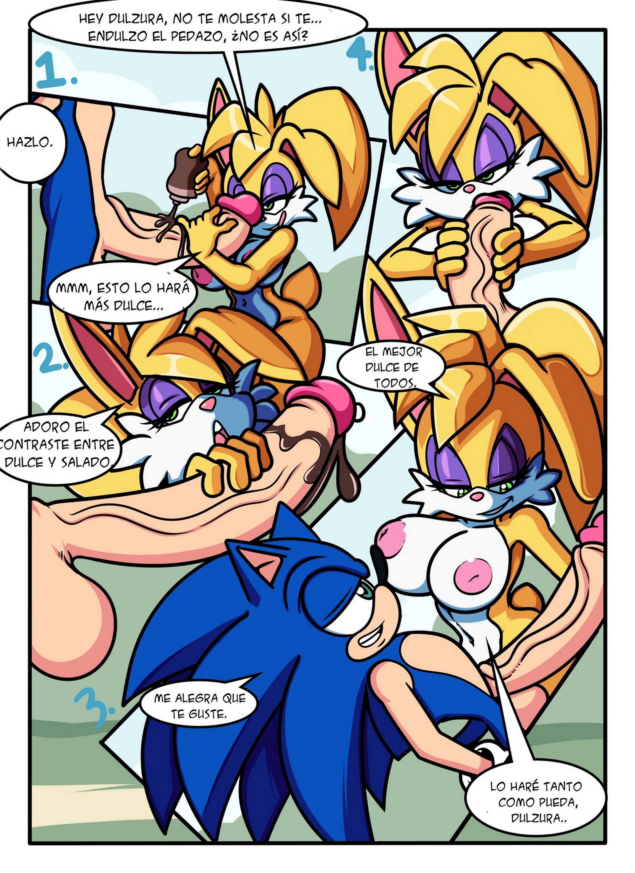 [Superbunnygt] Sonic Girls Easter (Sonic the Hedgehog)