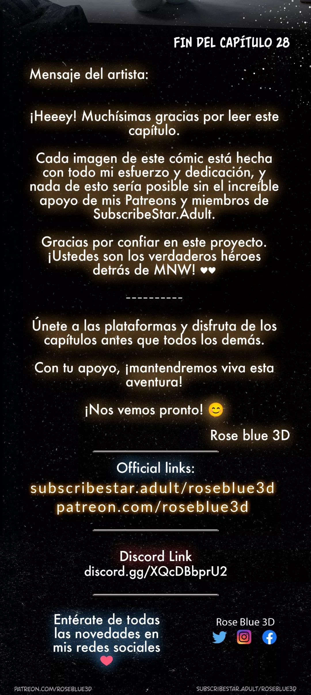 [Roseblue3D] La VIUDA de mi VECINA parte 28 (Comic Porn)