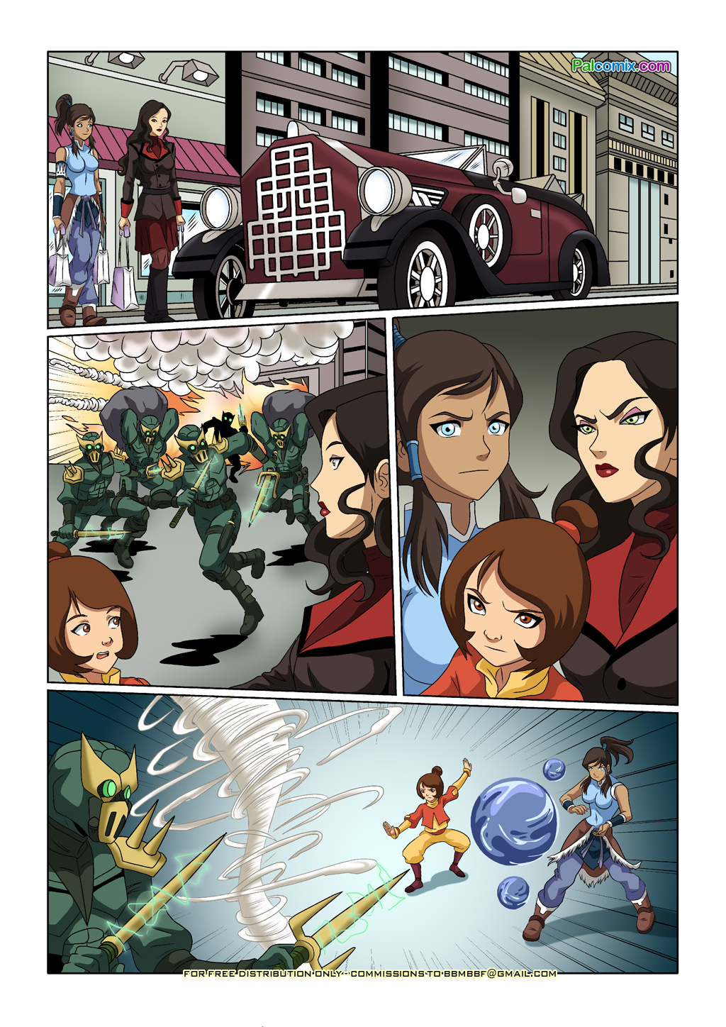 [Palcomix] Girls Night Out (The Legend of Korra)