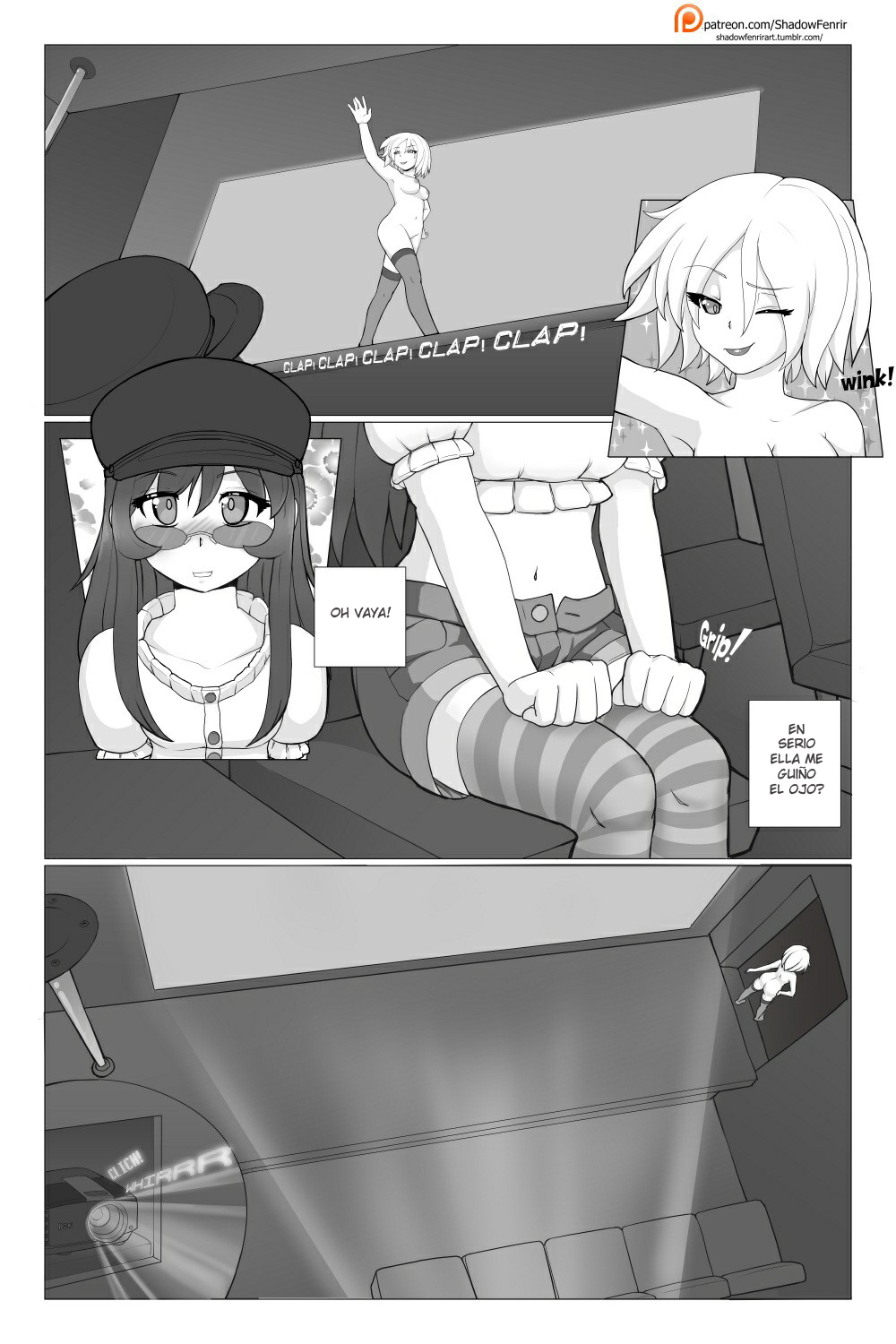 [Shadowfenrir] Midnight Movie Night (Comic Porn)