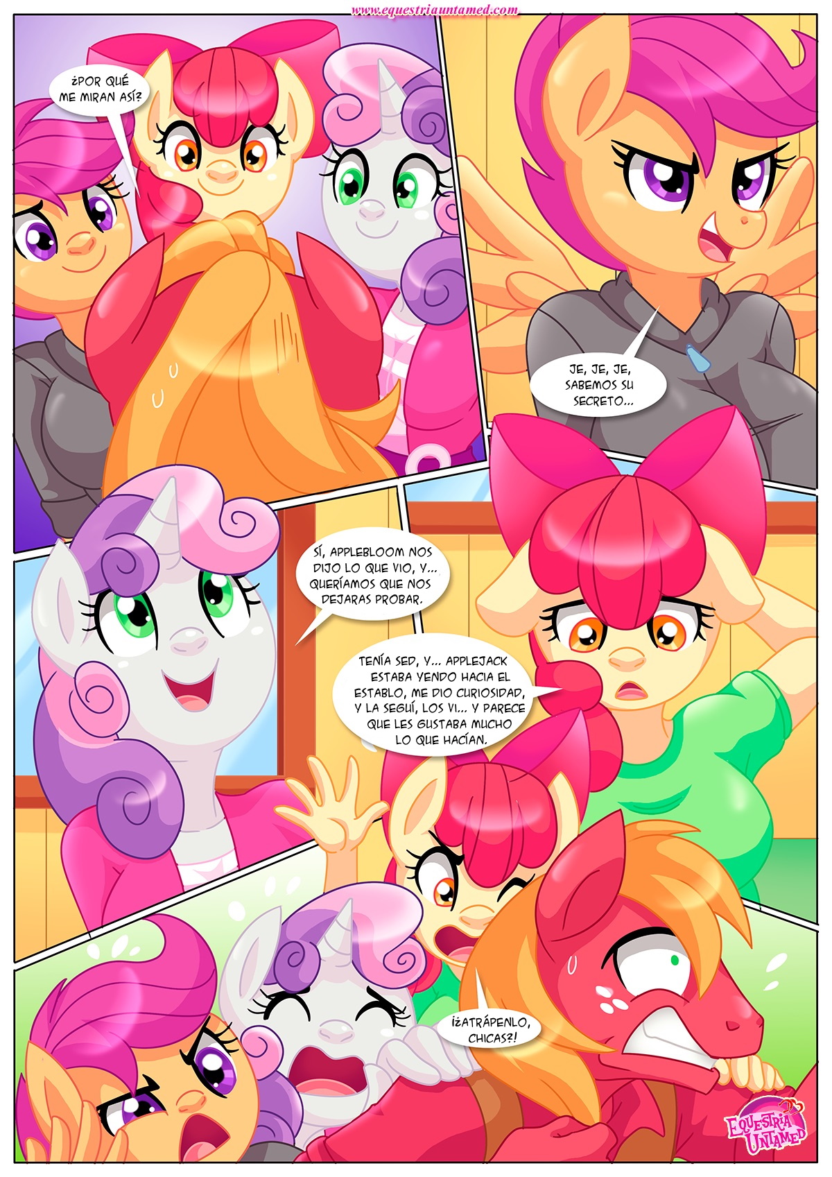 [Palcomix] Applejack's Secret Is Out (My Little Pony Friendship Is Magic)