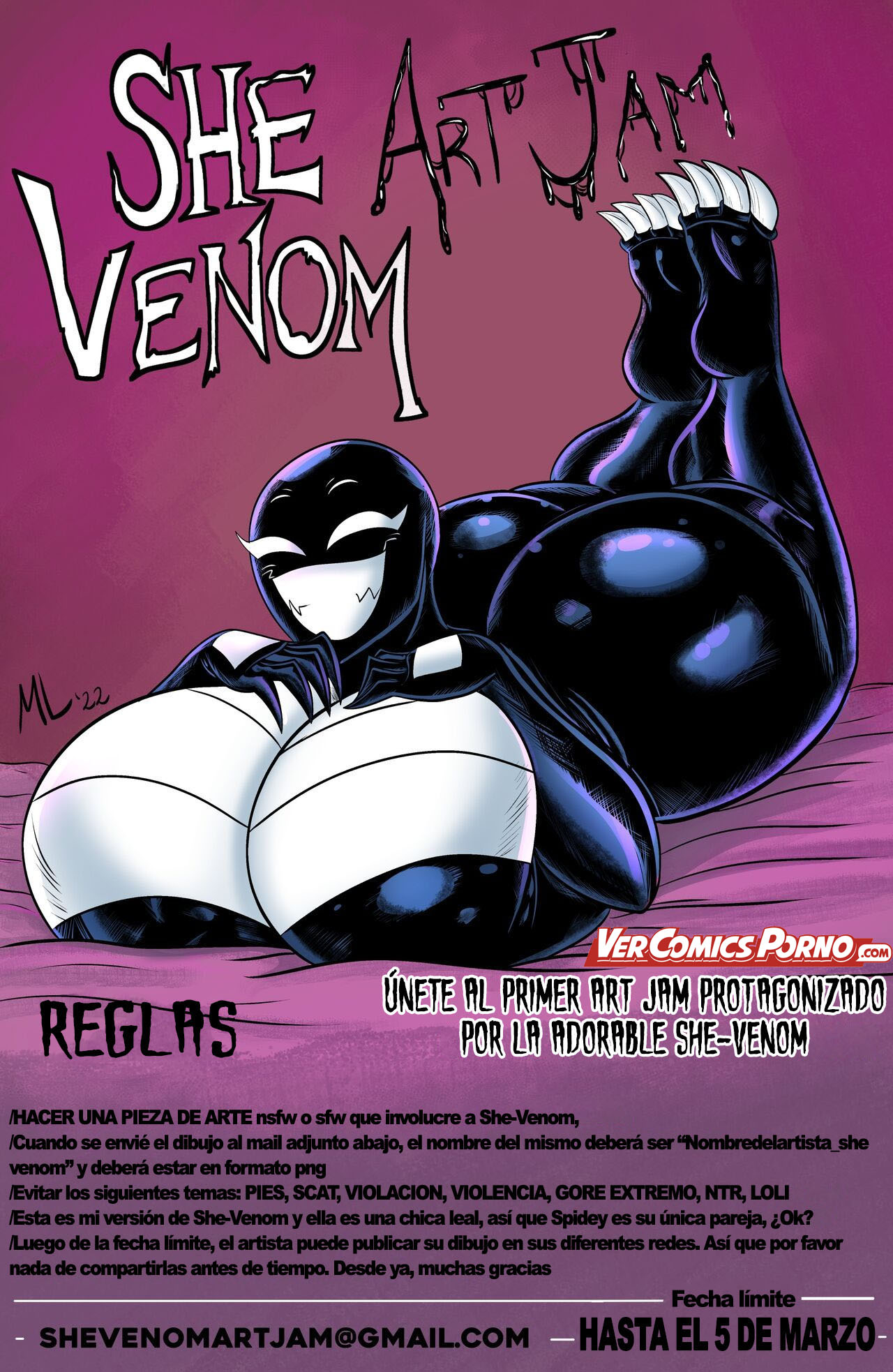 [Ameizing Lewds] Thicc-Venom (Spider-Man)