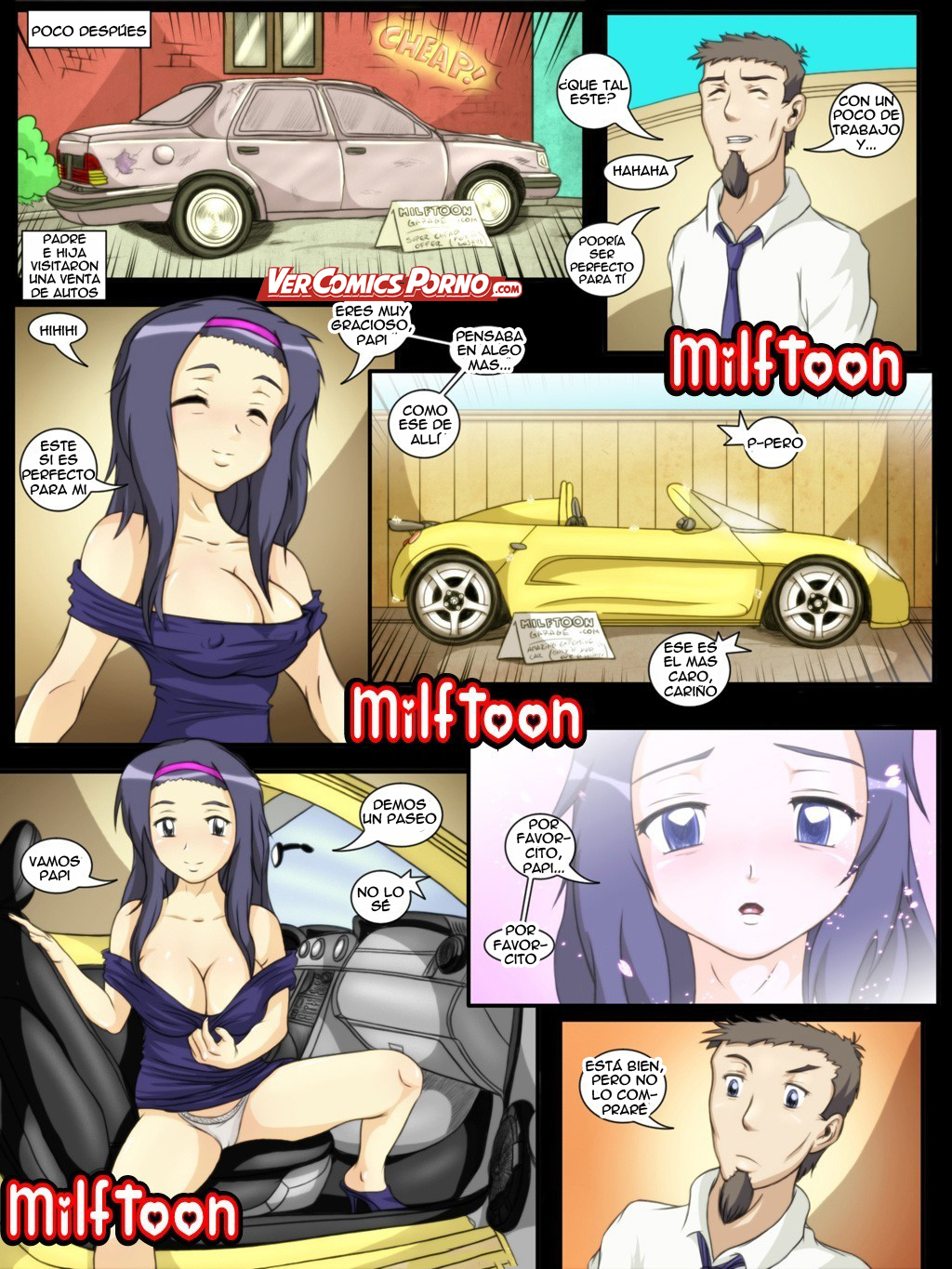 [Milftoon] The Car and The Tatoo