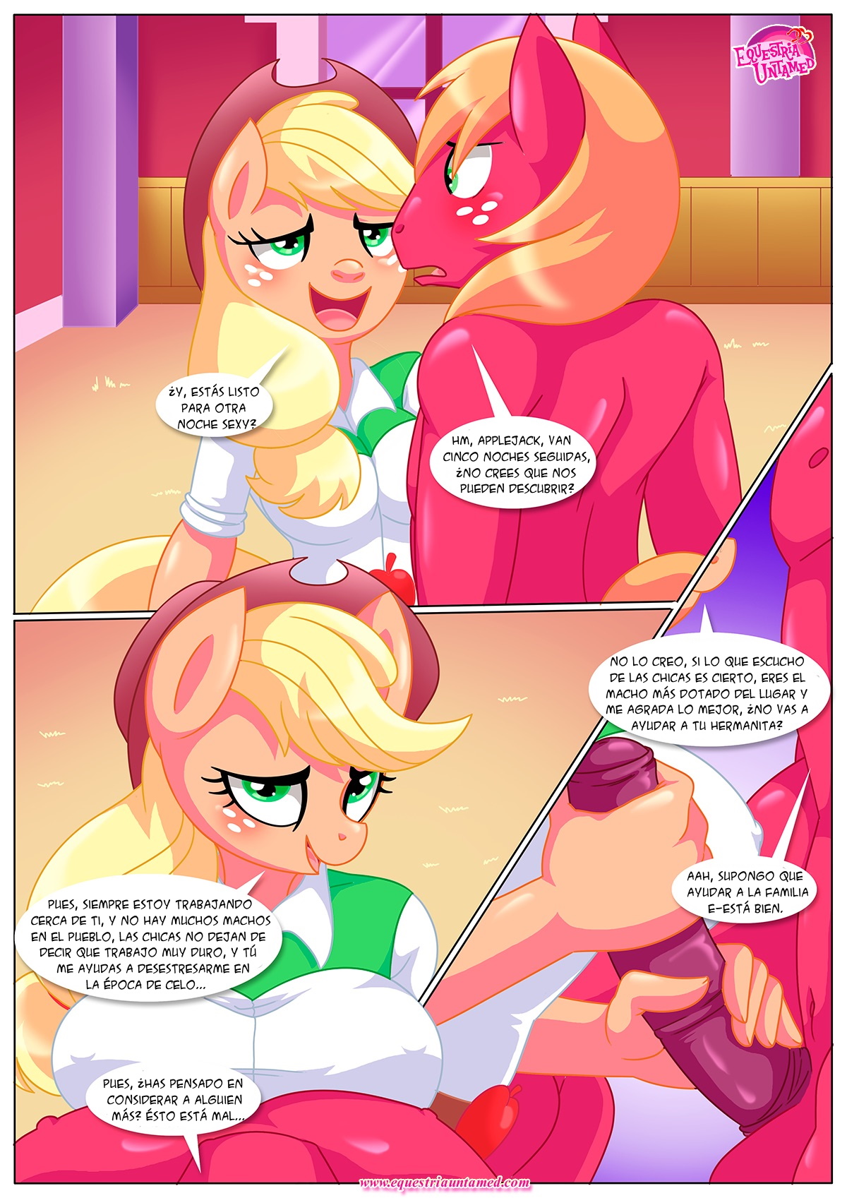 [Palcomix] Applejack's Secret Is Out (My Little Pony Friendship Is Magic)