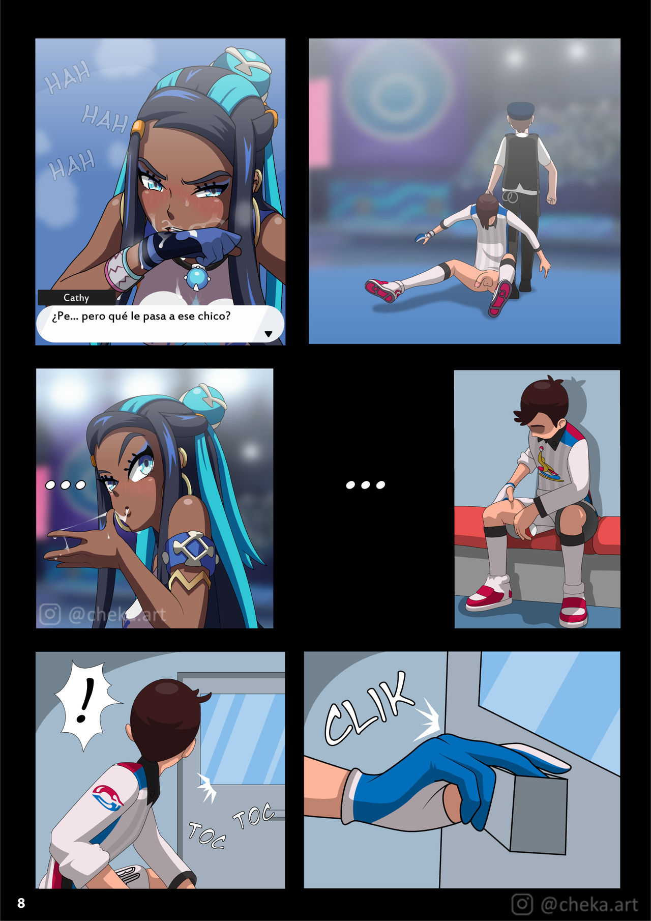 [Cheka.art] Nessa Battle Gym (Pokémon Sword and Shield)