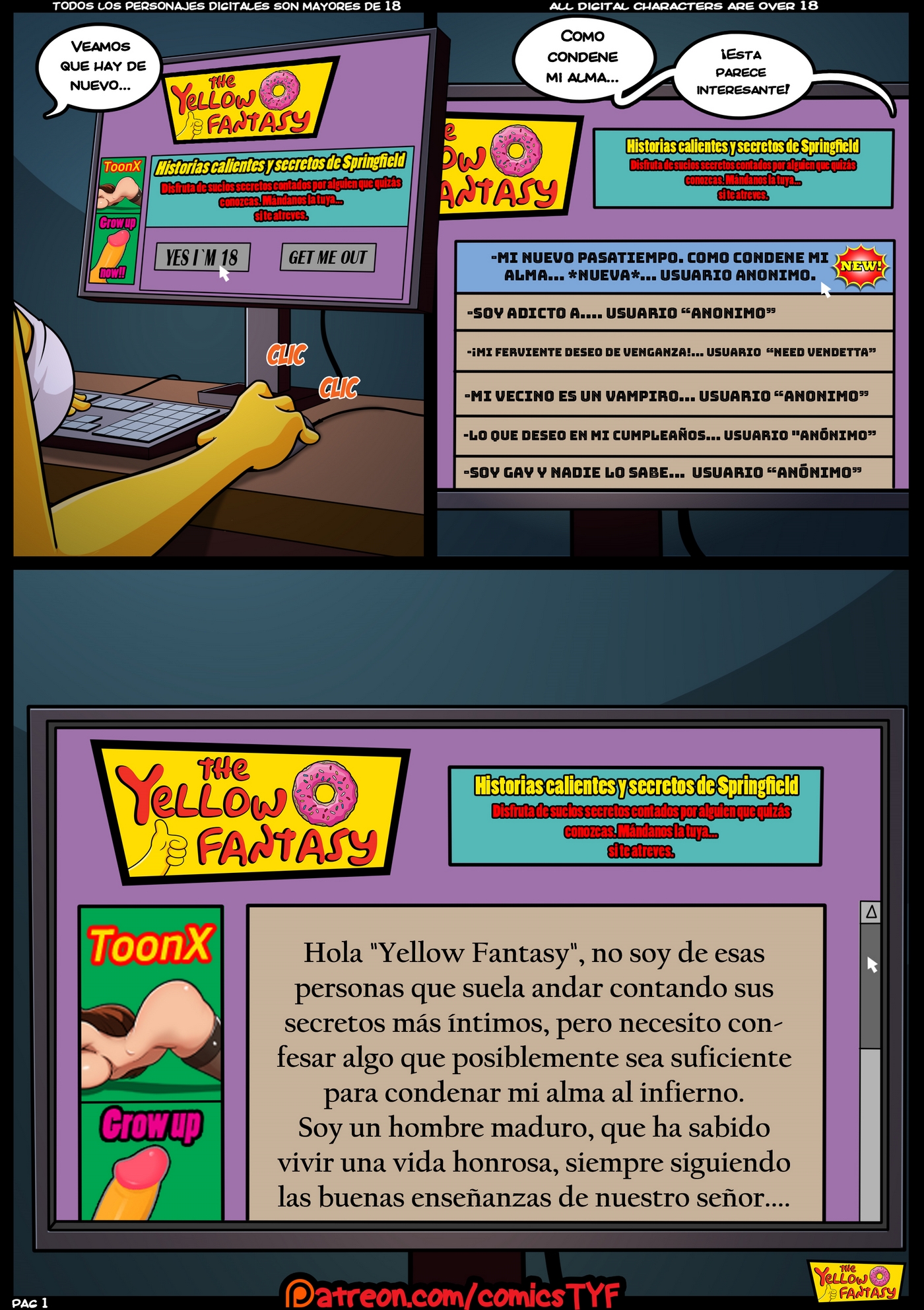 [The Yellow Fantasy] Episodio #1 – El Pasatiempo (Simpsons)