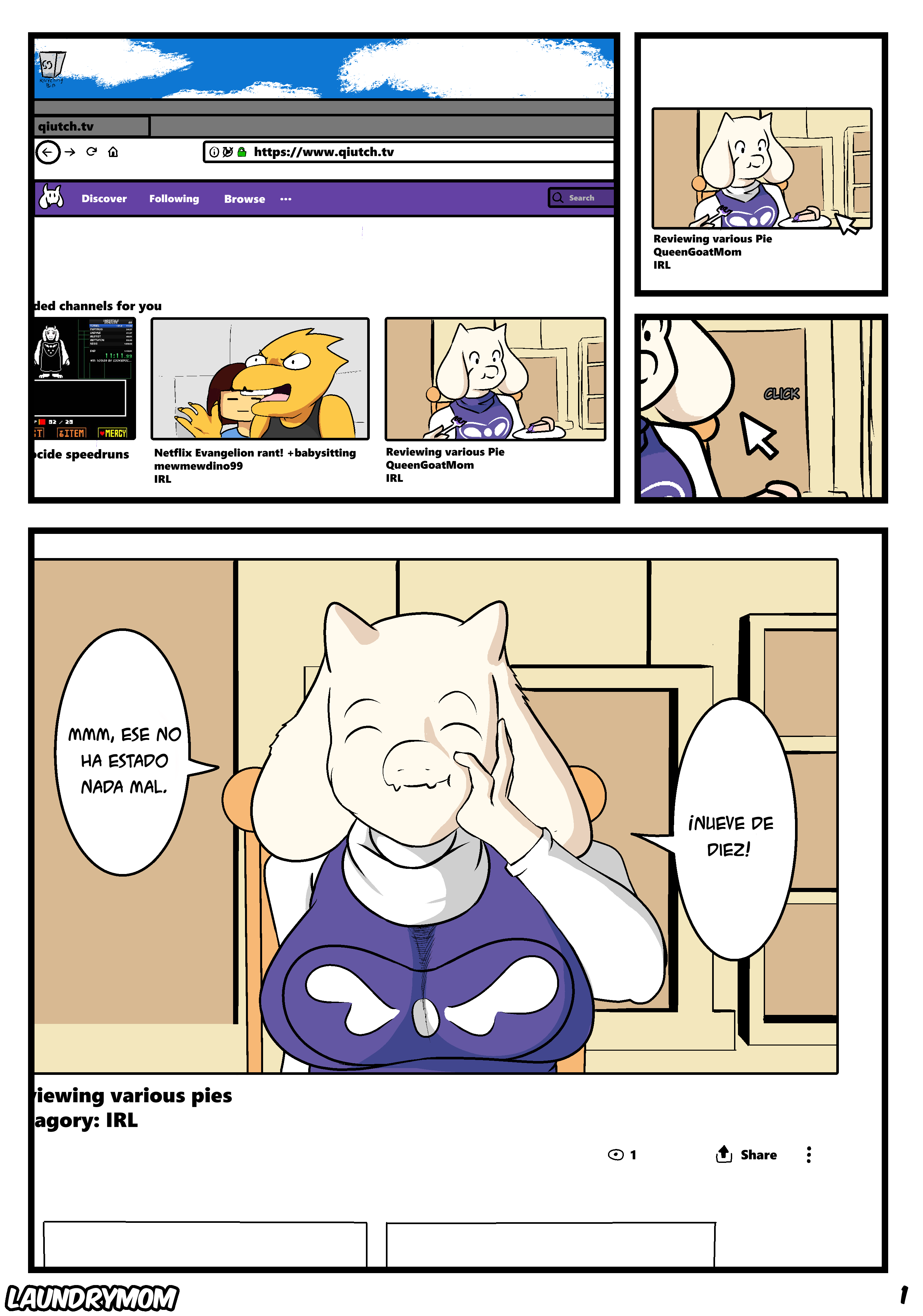 [LaundryMom] Toriel Private Show (Undertale)