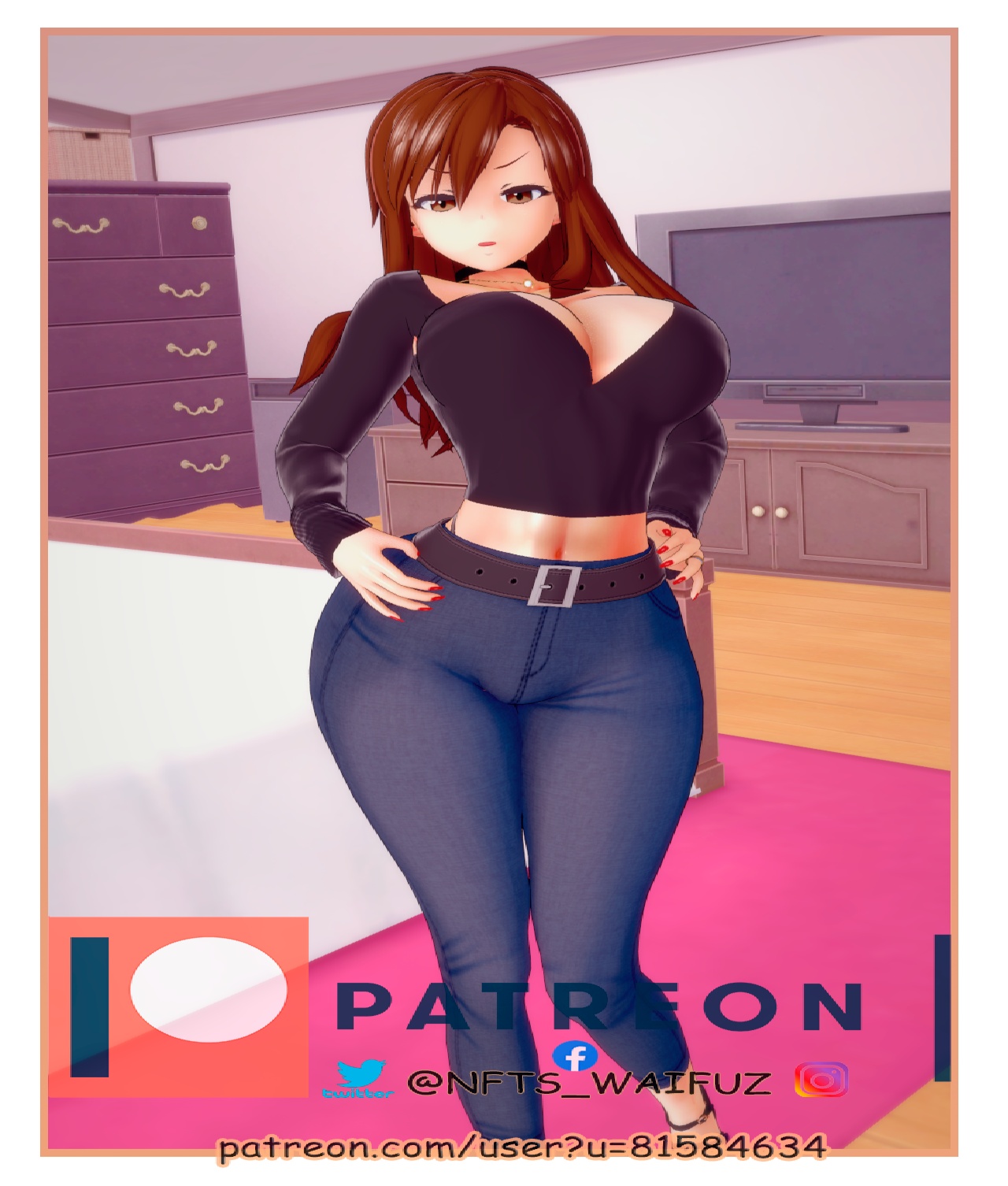 [NFT_Waifuz] CHANTAJE SEXUAL a mi PRIMA la Idol parte 1 (Comic Porn)