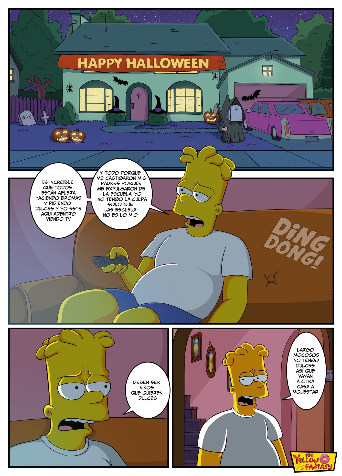 [The Yellow Fantasy] Episodio #5 – Especial de Halloween Sherri y Terri (Simpsons)