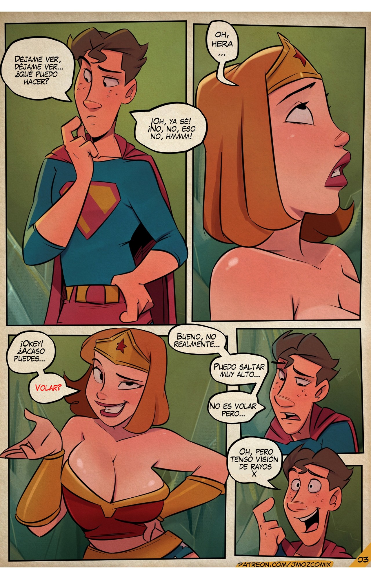 [Jmoz Comix] Wondermomma vs Superboy! 1 (Comic Porn)