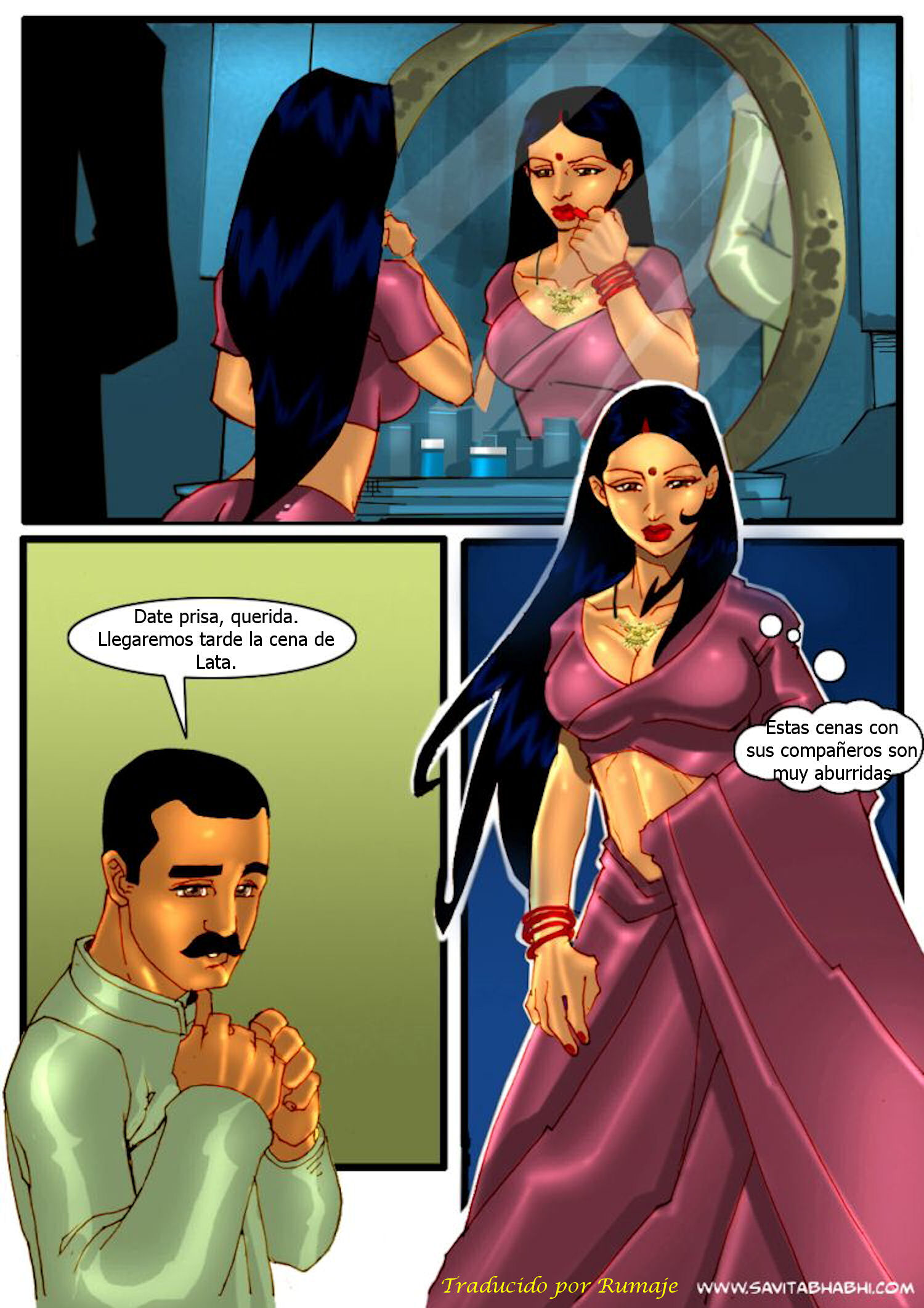 [Kirtu] Savita Bhabhi #3 - La Fiesta