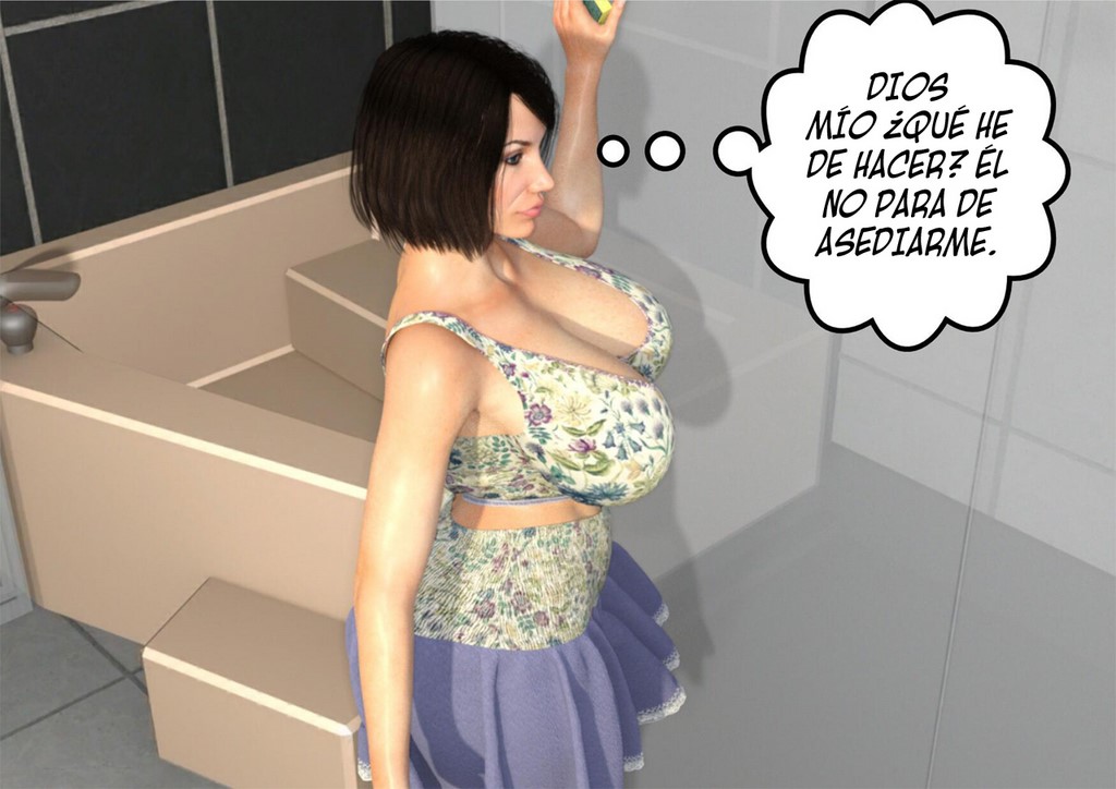 [CrazyDad3D] Foster Mother 2 (Comic Porn)