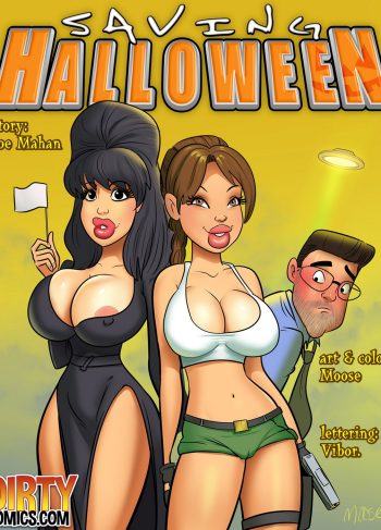 [Moose] Saving Halloween (Comic Porn)