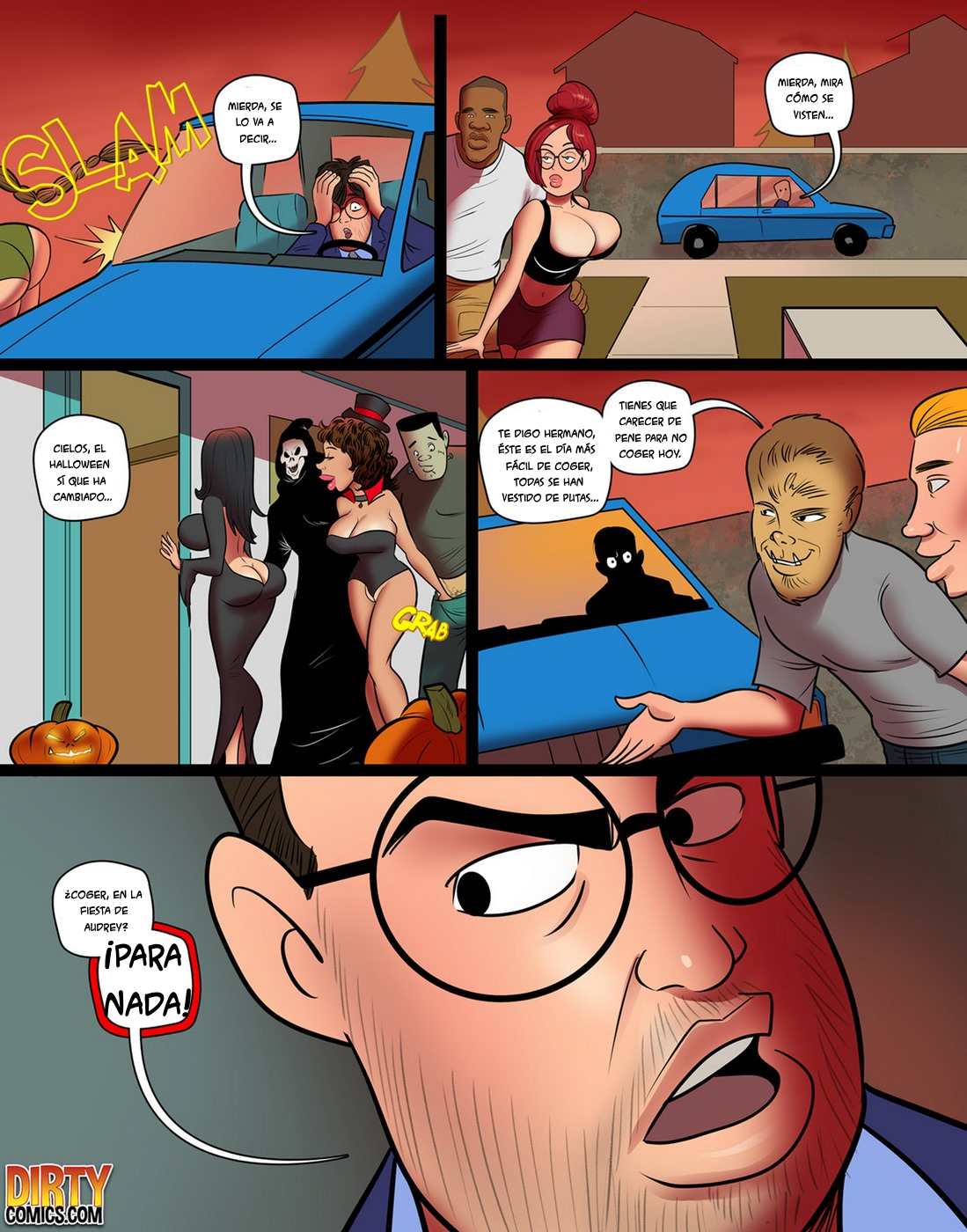 [Moose] Saving Halloween (Comic Porn)