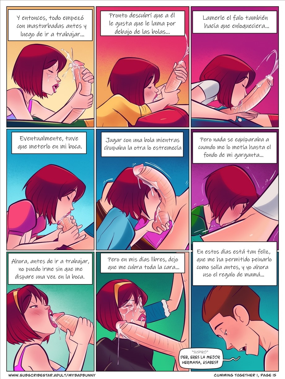 [MyBadBunny] - Cumming Together (Comic Porn)