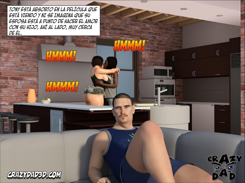 [CrazyDad3D] Foster Mother 4 (Comic Porn)