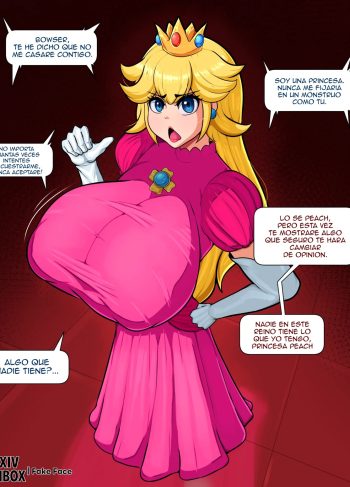 [Fake Face] PEACH!! (Super Mario Bros)