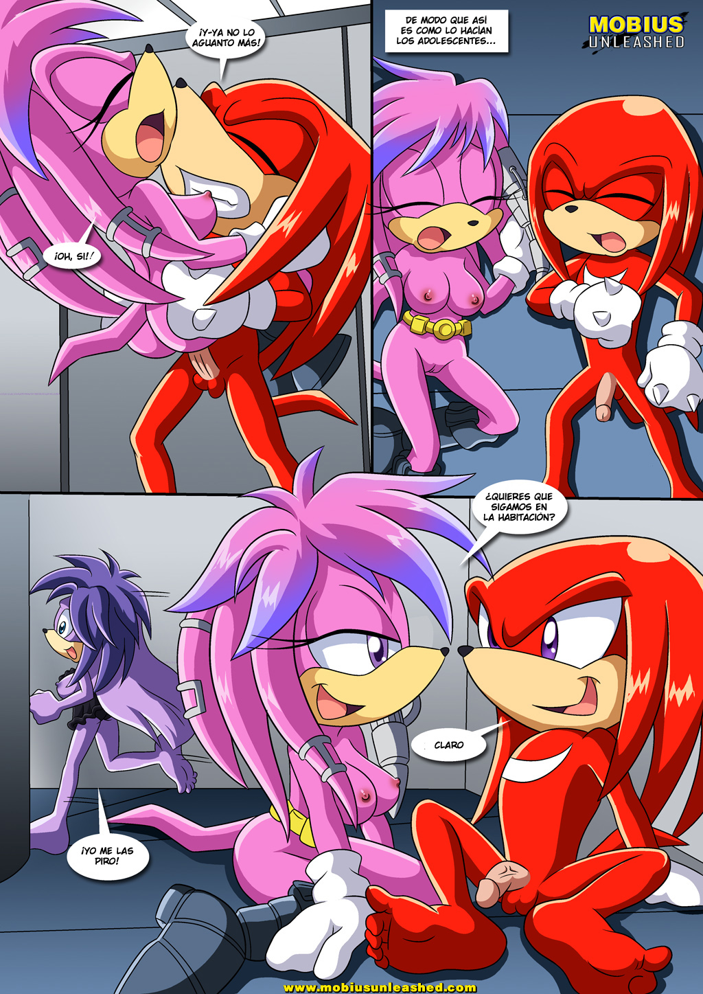 [Palcomix] Echidna Tail (Sonic the Hedgehog)