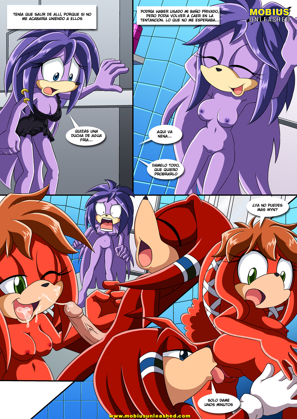 [Palcomix] Echidna Tail (Sonic the Hedgehog)