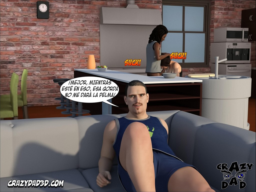 [CrazyDad3D] Foster Mother 4 (Comic Porn)