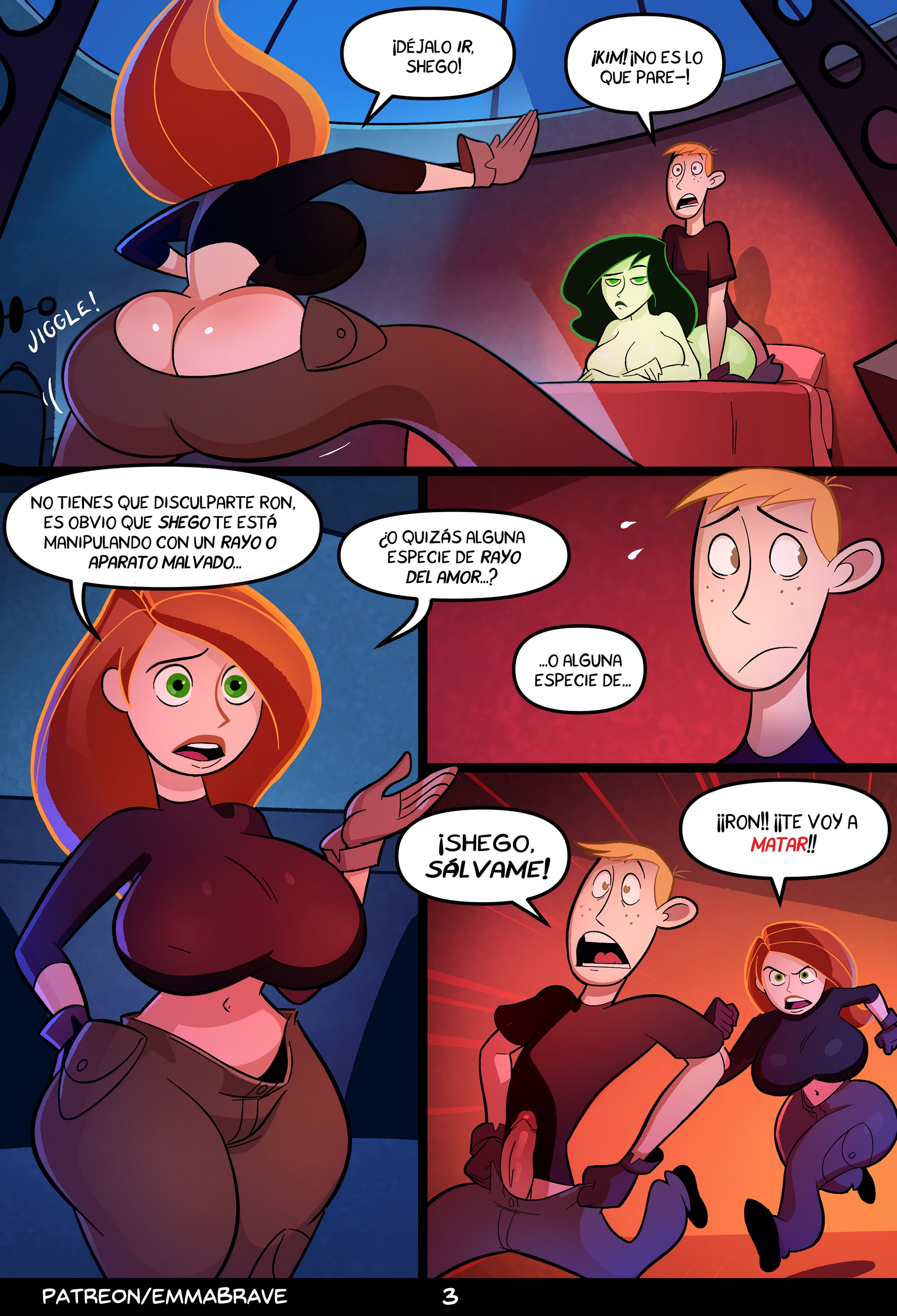 [EmmaBrave] Ron and Shego (Kim Possible)