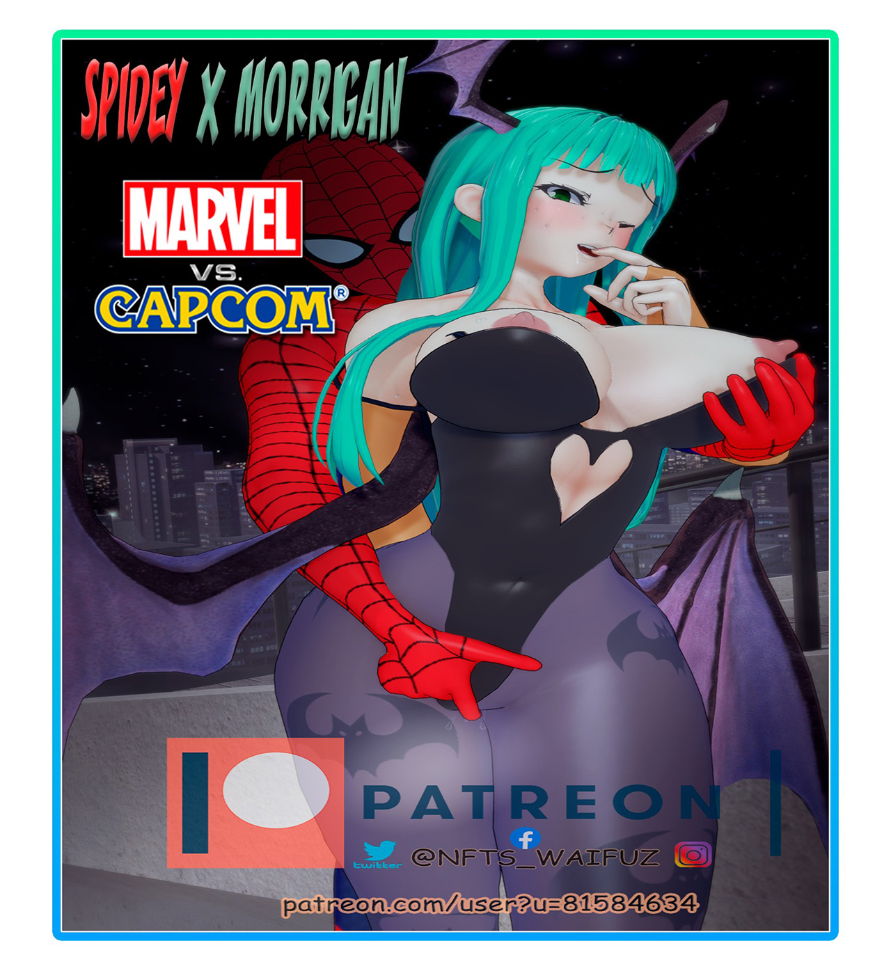 [NFT_Waifuz] SPIDEY x MORRIGAN (Comic Porn)