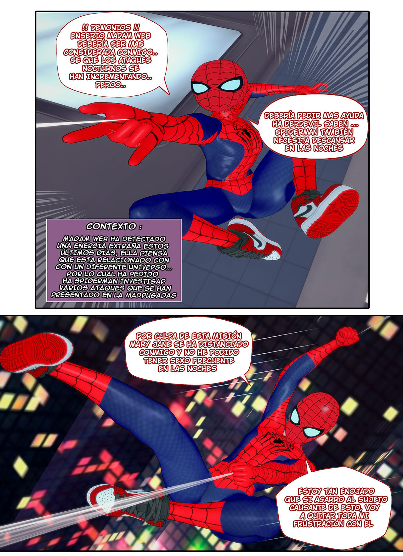 [NFT_Waifuz] SPIDEY x MORRIGAN (Comic Porn)