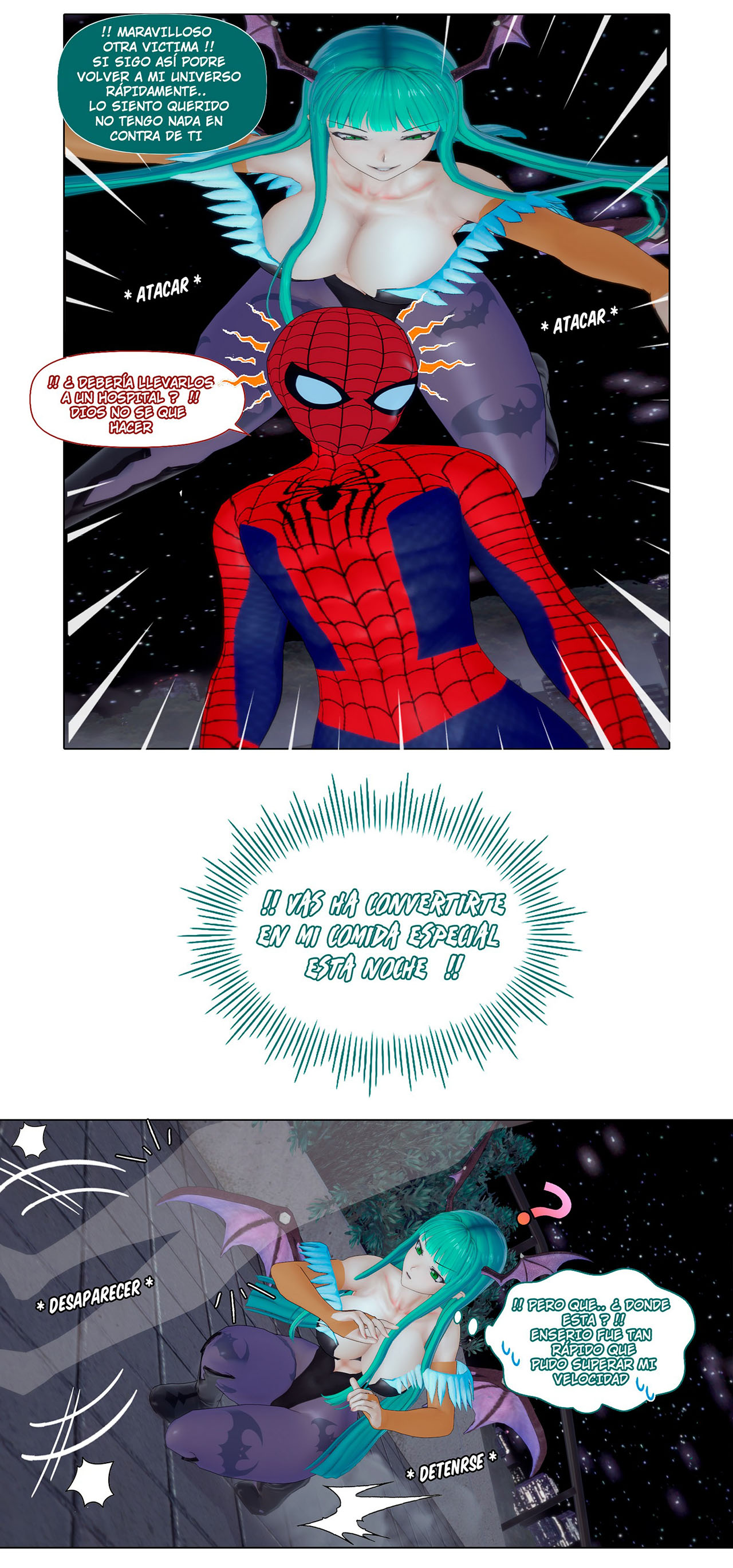 [NFT_Waifuz] SPIDEY x MORRIGAN (Comic Porn)