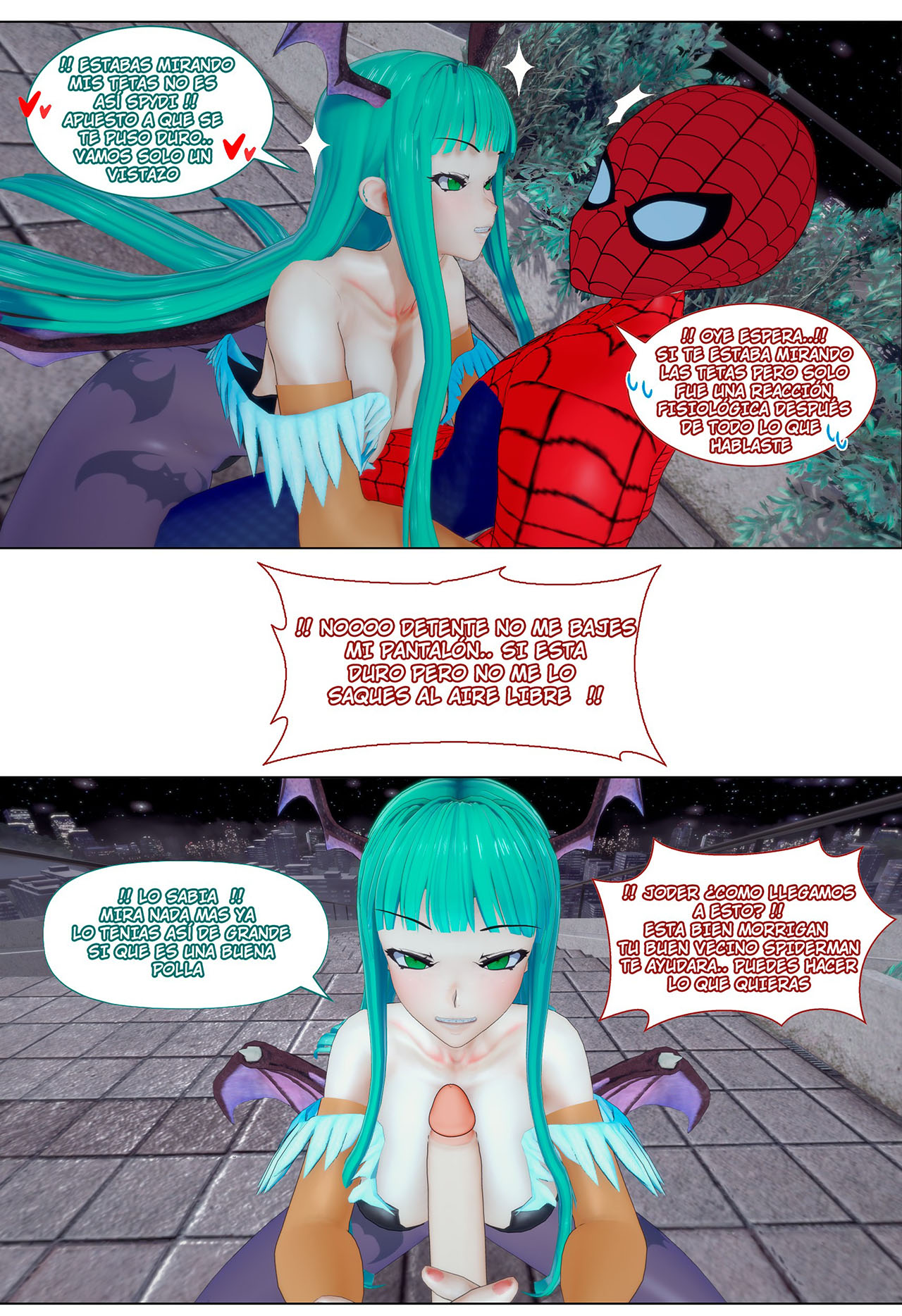 [NFT_Waifuz] SPIDEY x MORRIGAN (Comic Porn)