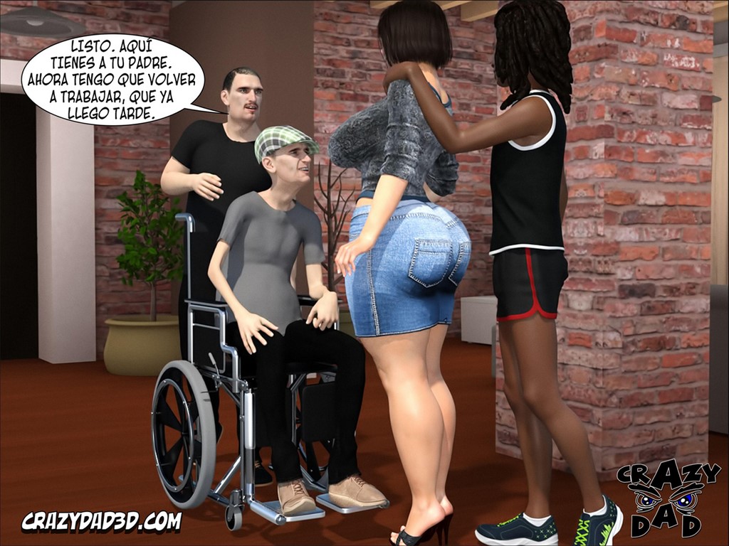 [CrazyDad3D] Foster Mother 6 (Comic Porn)