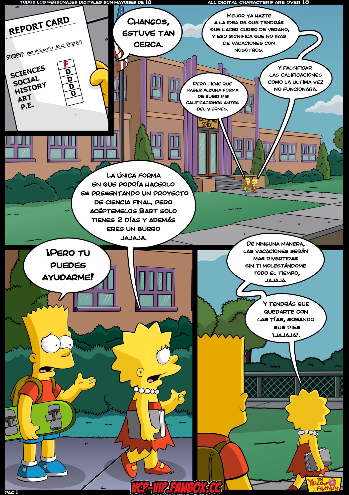 [The Yellow Fantasy] Episodio #4 – De diez a veintitantos (Simpsons)